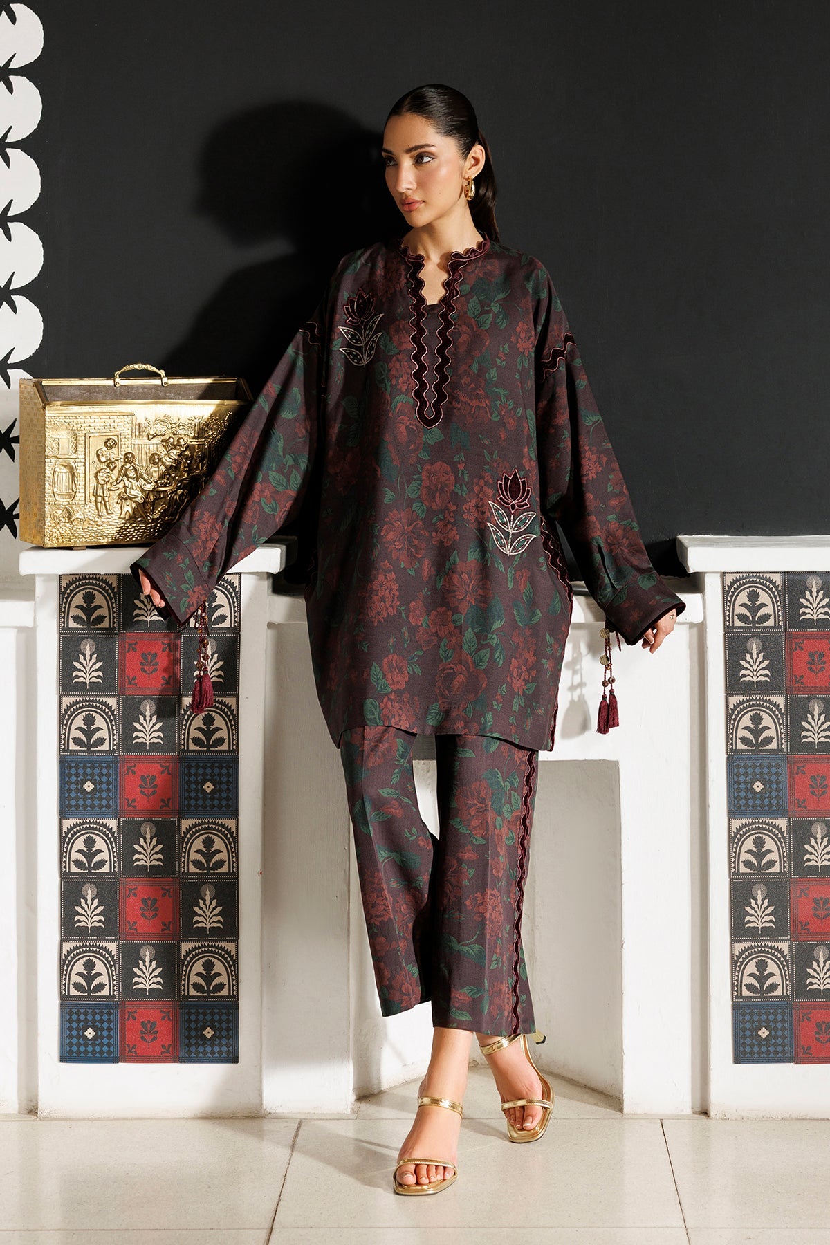 EMBROIDERED PREMIUM VISCOSE RTW-1330