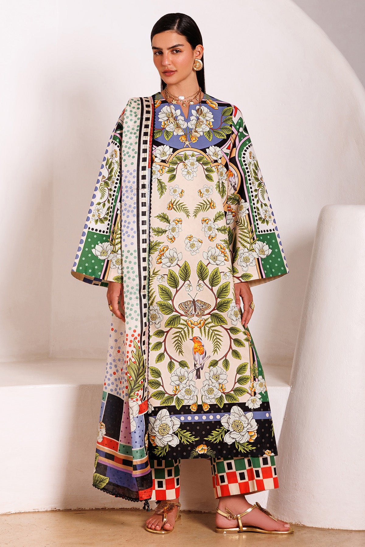 DIGITAL PRINTED LAWN USE-9319