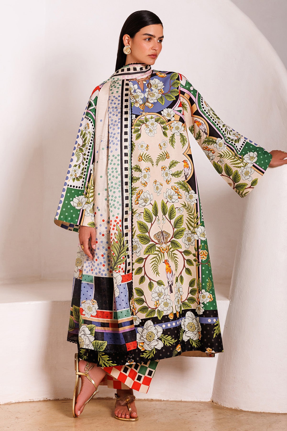 DIGITAL PRINTED LAWN USE-9319