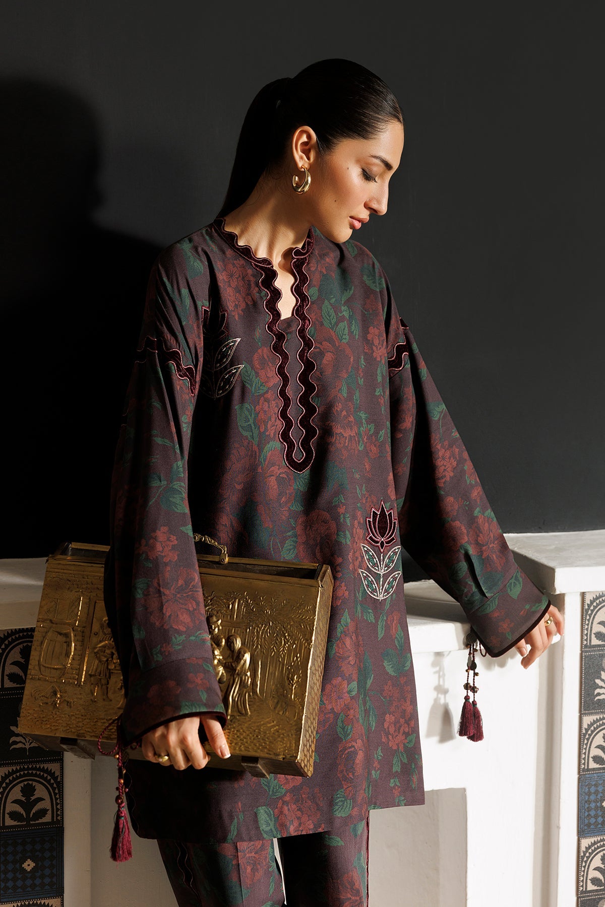EMBROIDERED PREMIUM VISCOSE RTW-1330