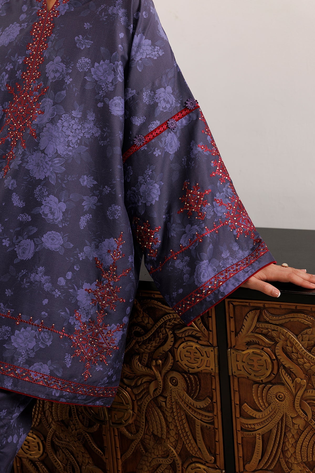 EMBROIDERED PREMIUM VISCOSE RTW-1334