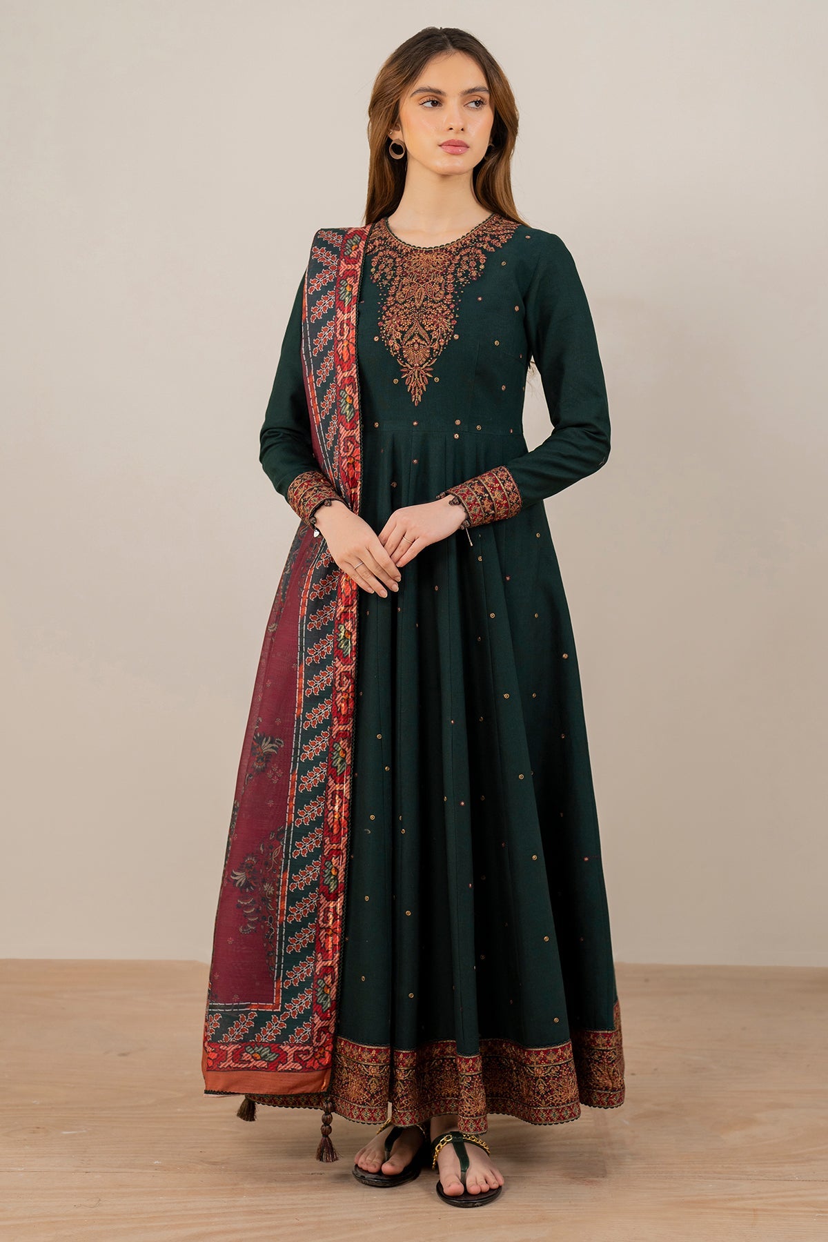 EMBROIDERED LAWN RTW-1292