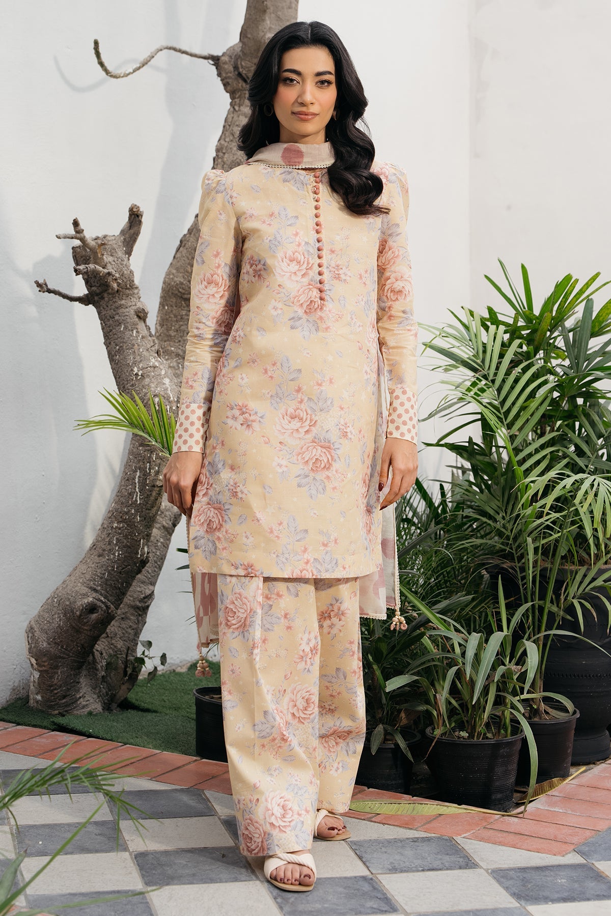 DIGITAL PRINTED LAWN RTW-1195