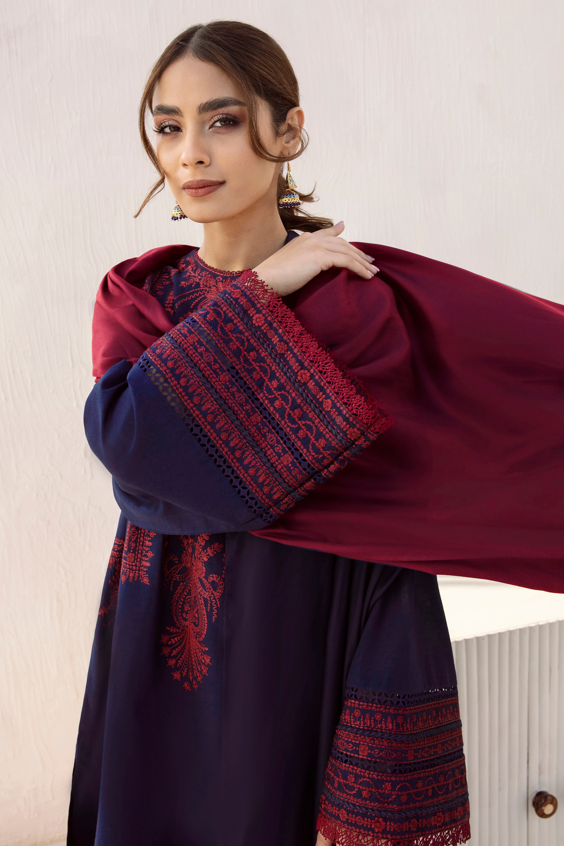 EMBROIDERED KHADDAR UW-0246