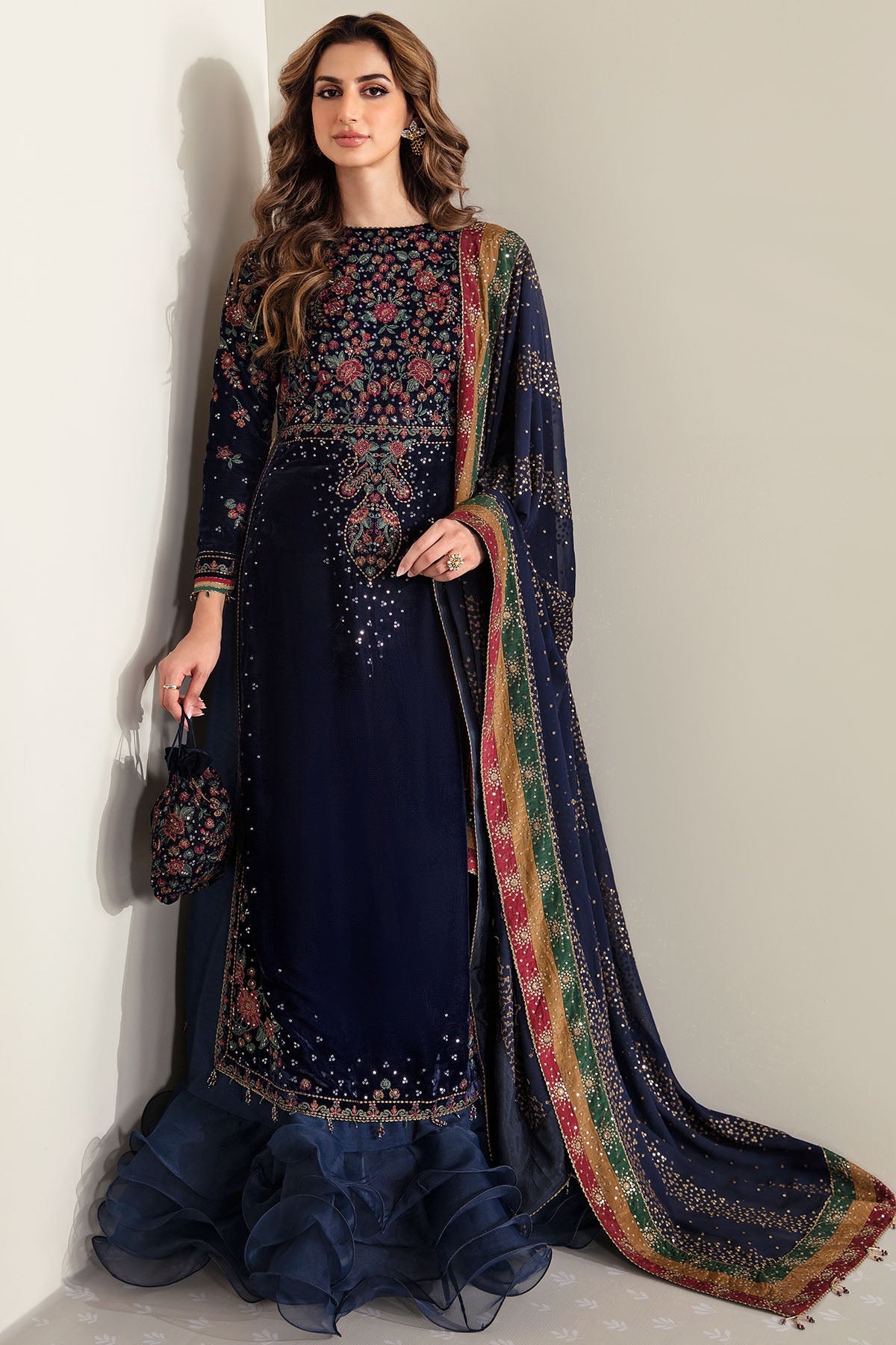 Embroidered Velvet Formal VF-2005 | Embroidered Velvet Collection