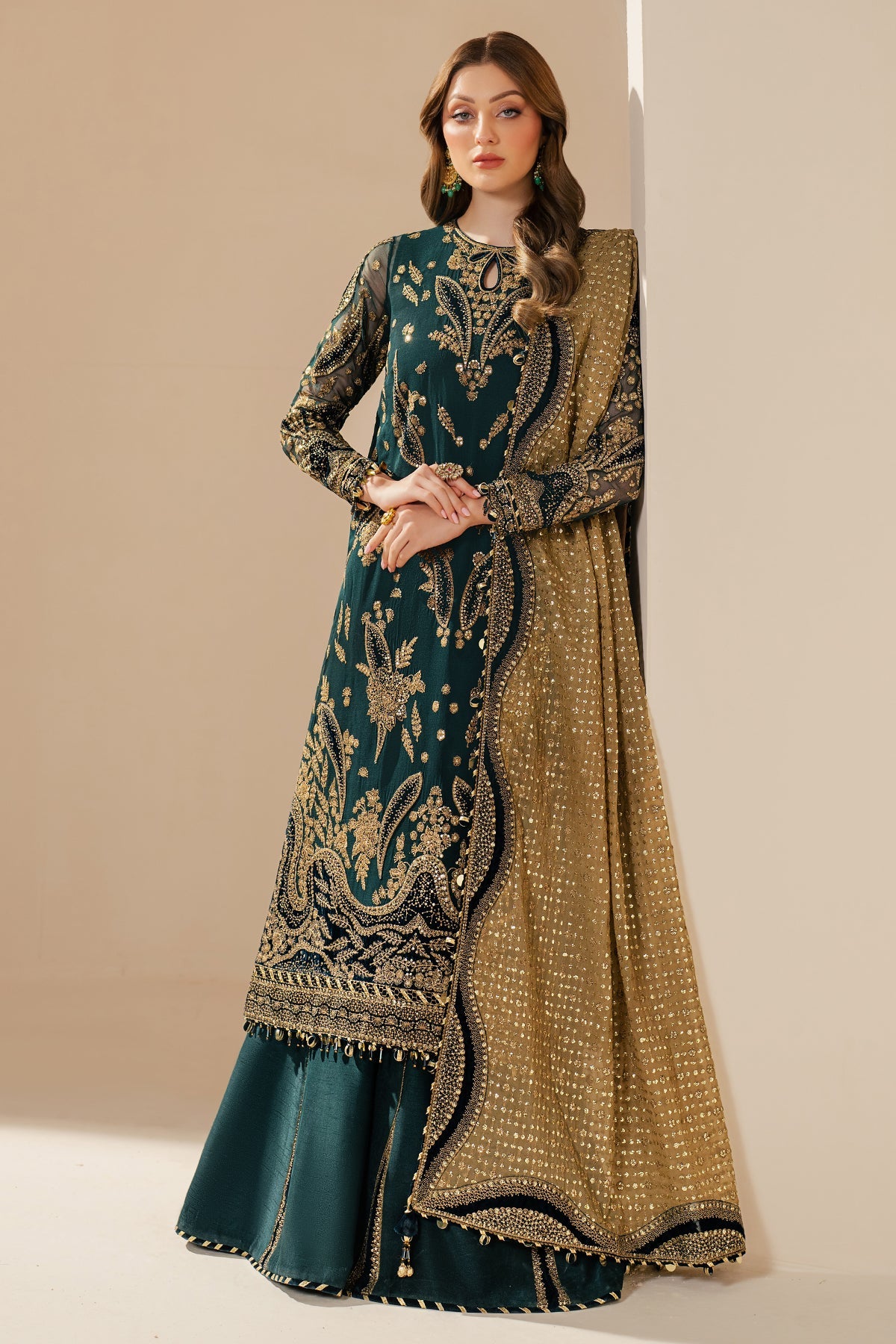 sachin and babi light blue dress Dark Blue Chiffon Embroidered Fancy dress for womens