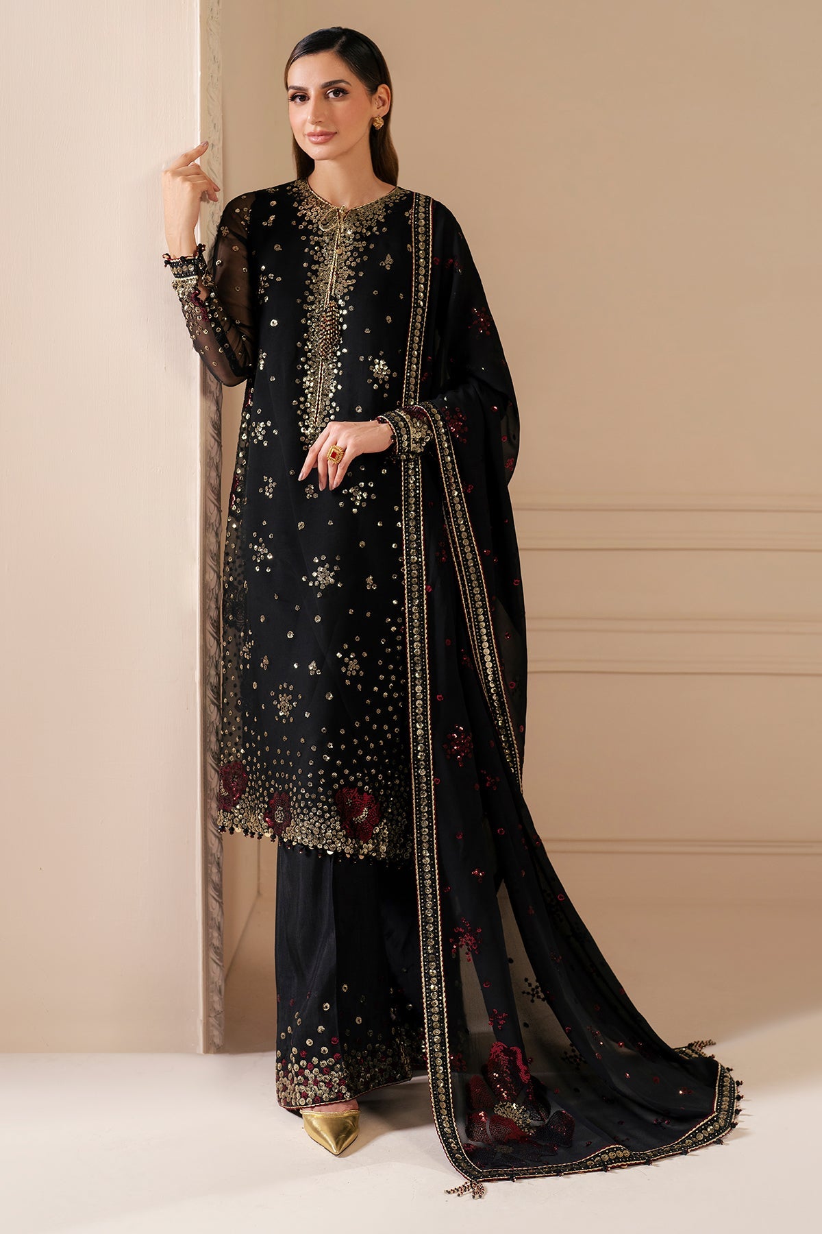 simple black formal dress