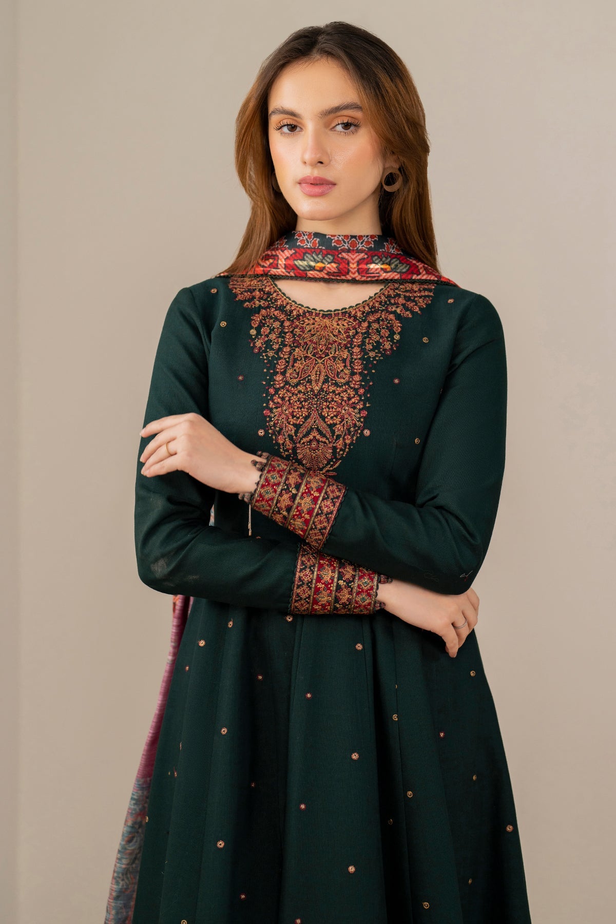EMBROIDERED LAWN RTW-1292