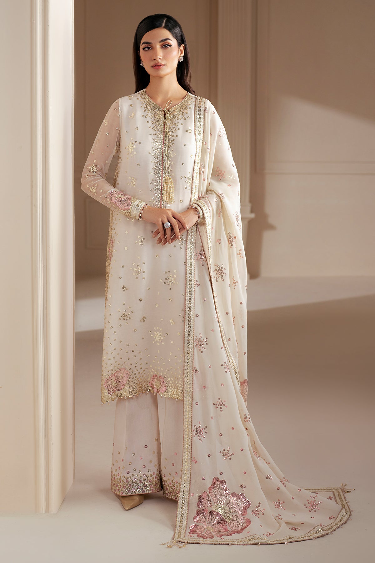 long chiffon dress