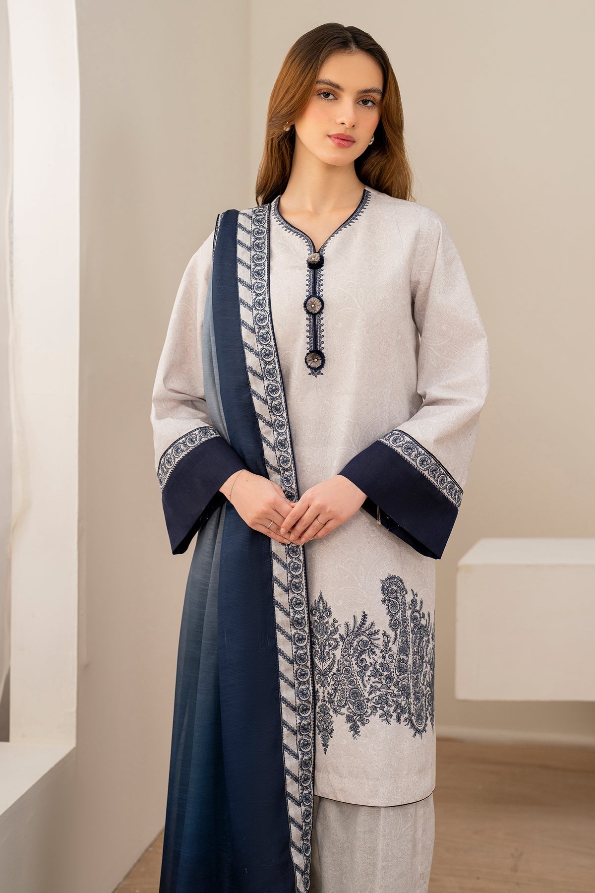 EMBROIDERED LAWN RTW-1316