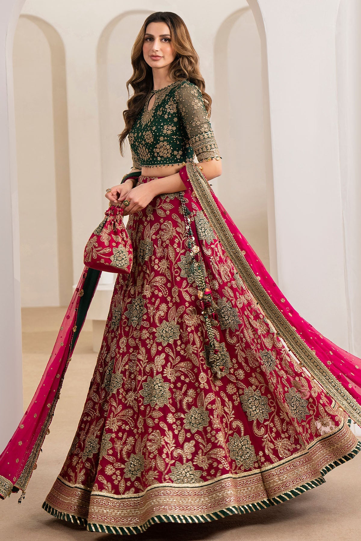 EMBROIDERED CHIFFON WF'24-03