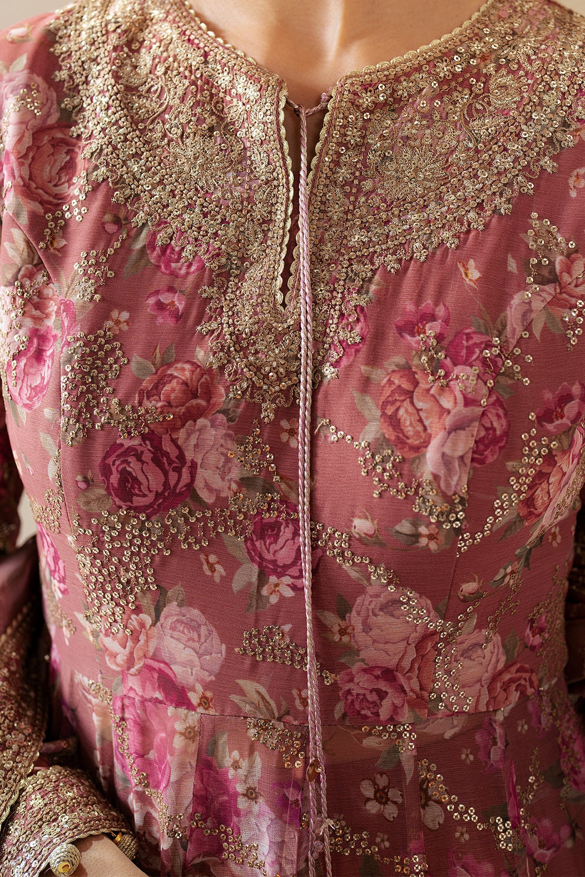 EMBROIDERED CHIFFON UC-3064