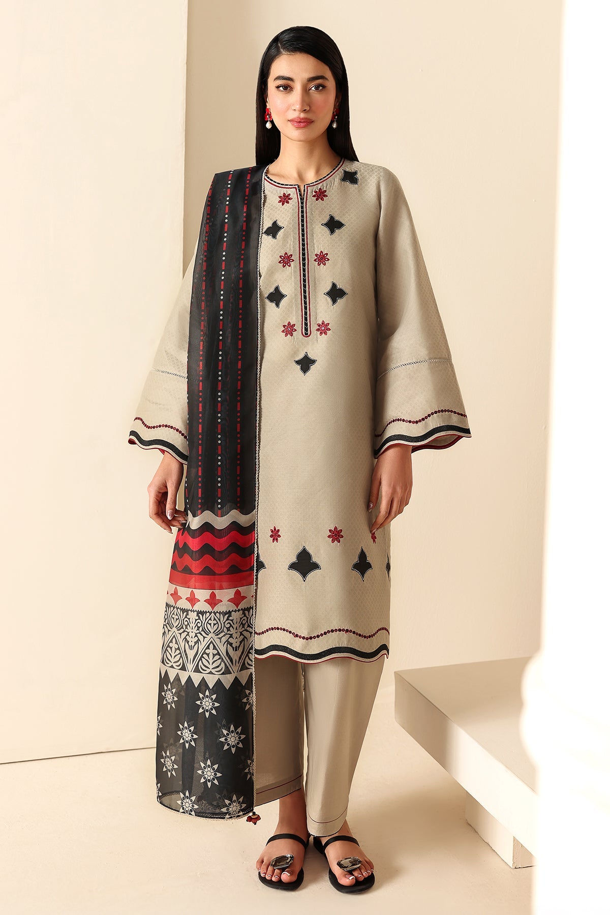 EMBROIDERED LAWN RTW-1310