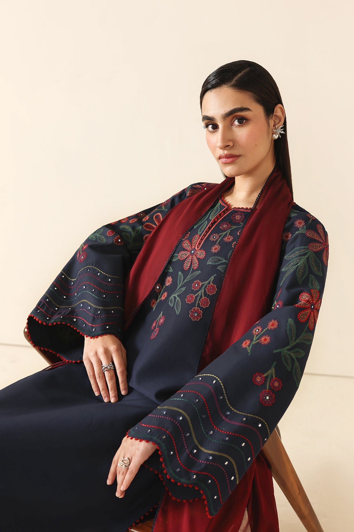 EMBROIDERED LAWN RTW-9341
