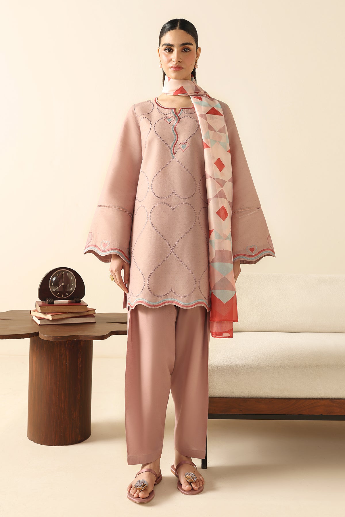 EMBROIDERED LAWN RTW-1305