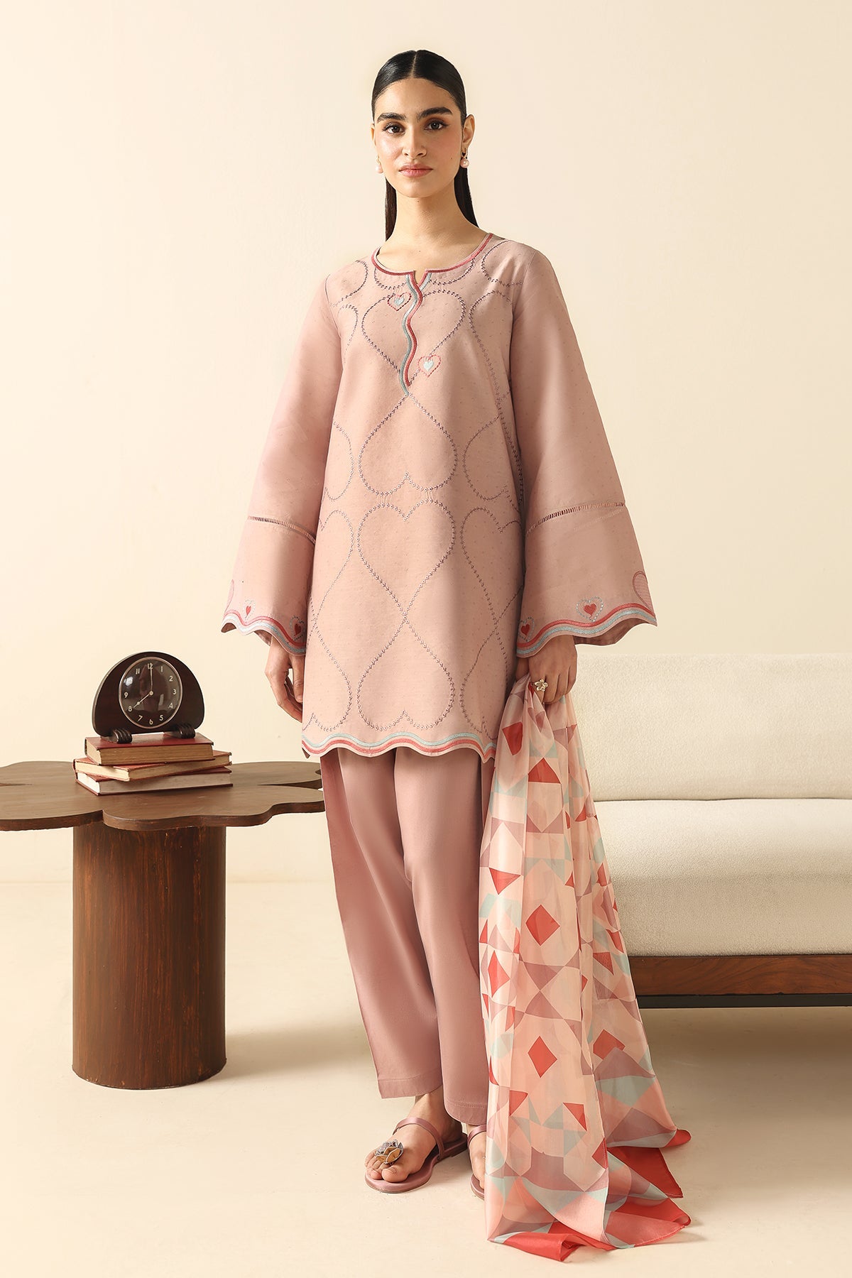 EMBROIDERED LAWN RTW-1305