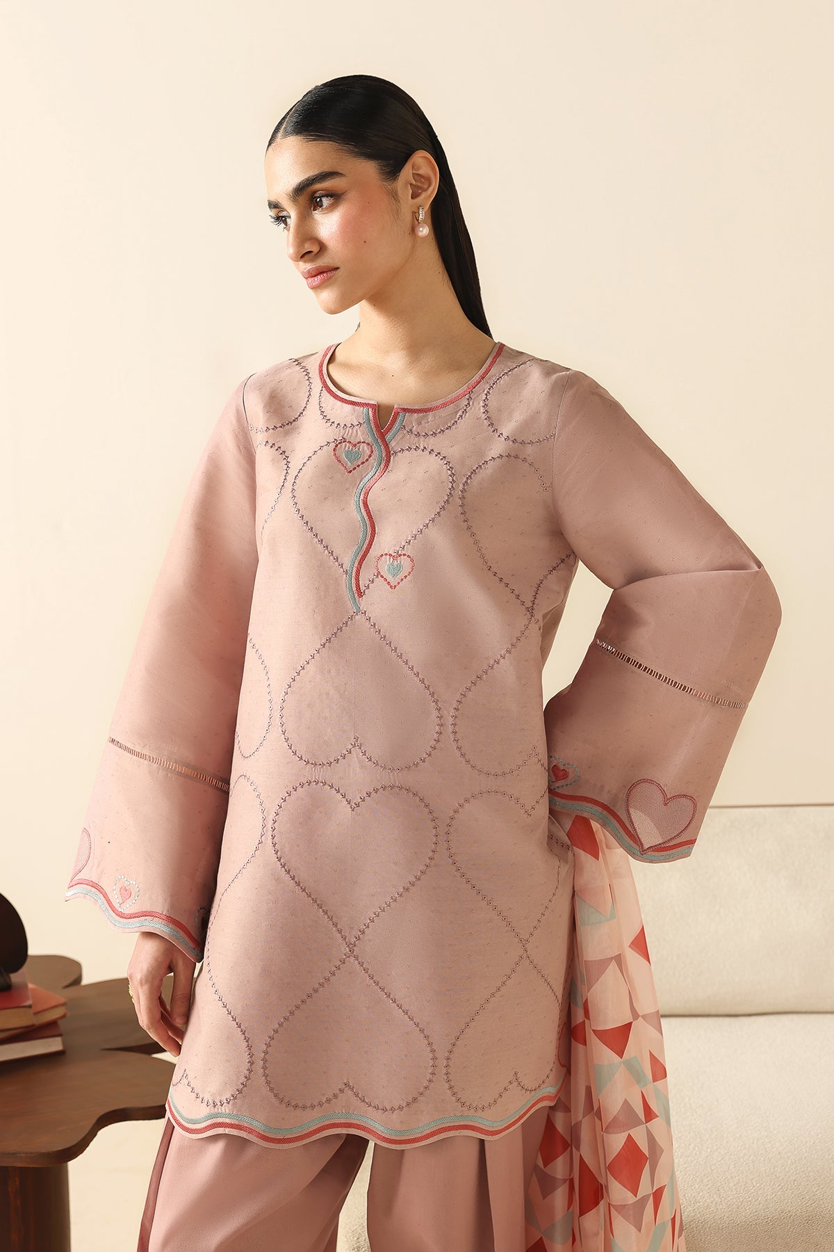 EMBROIDERED LAWN RTW-1305