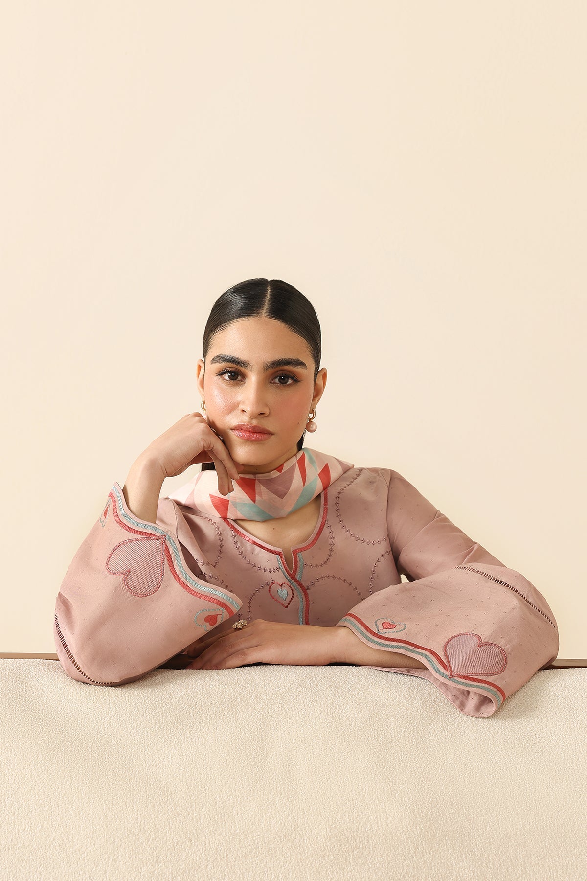 EMBROIDERED LAWN RTW-1305