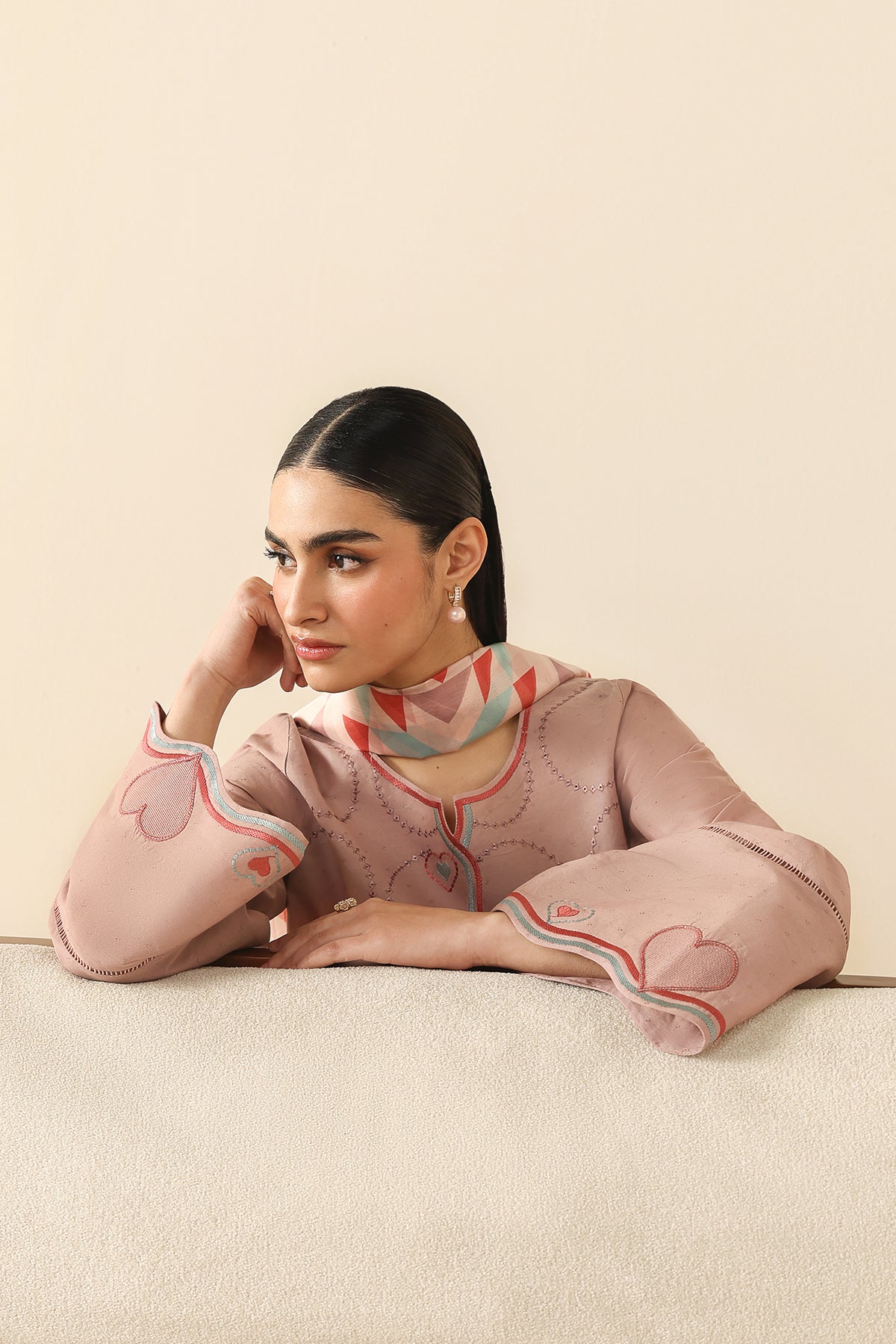 EMBROIDERED LAWN RTW-1305