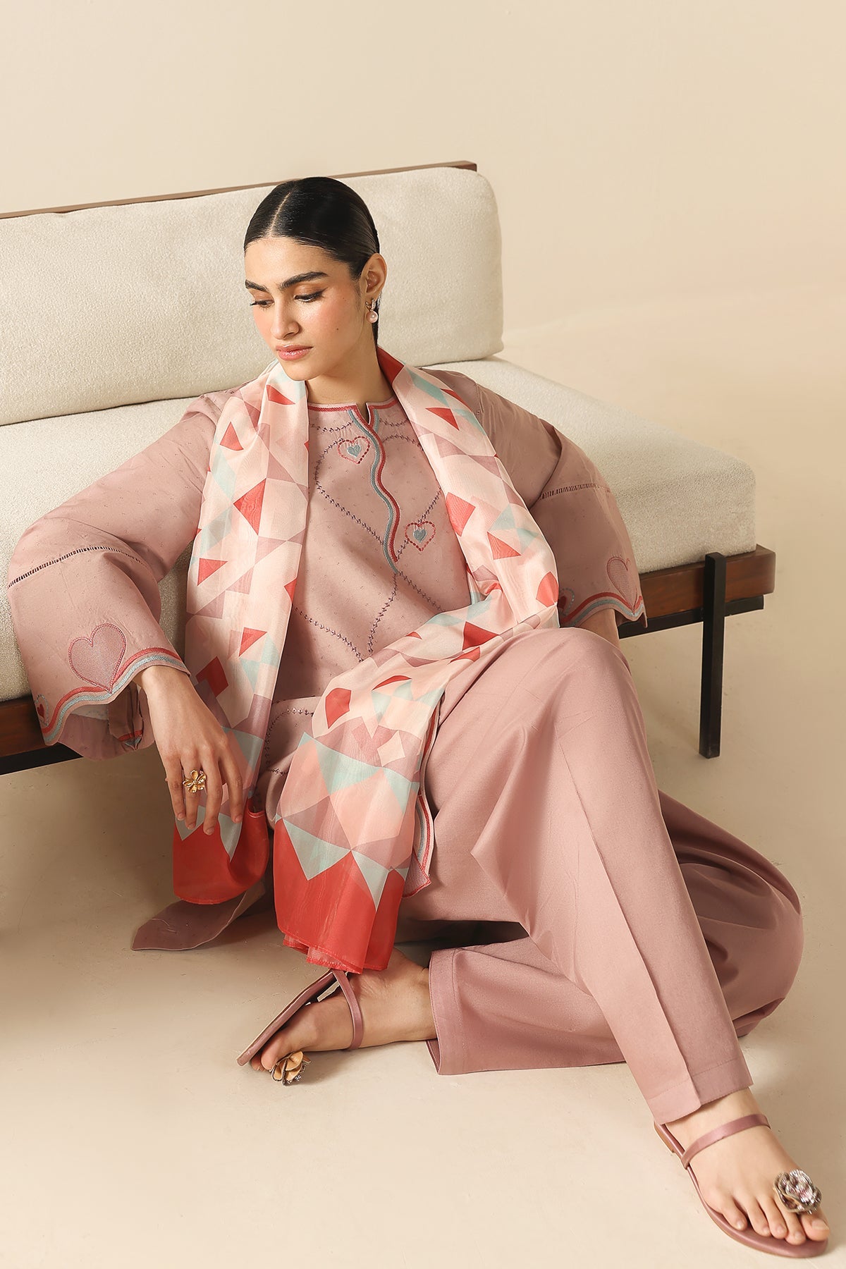 EMBROIDERED LAWN RTW-1305