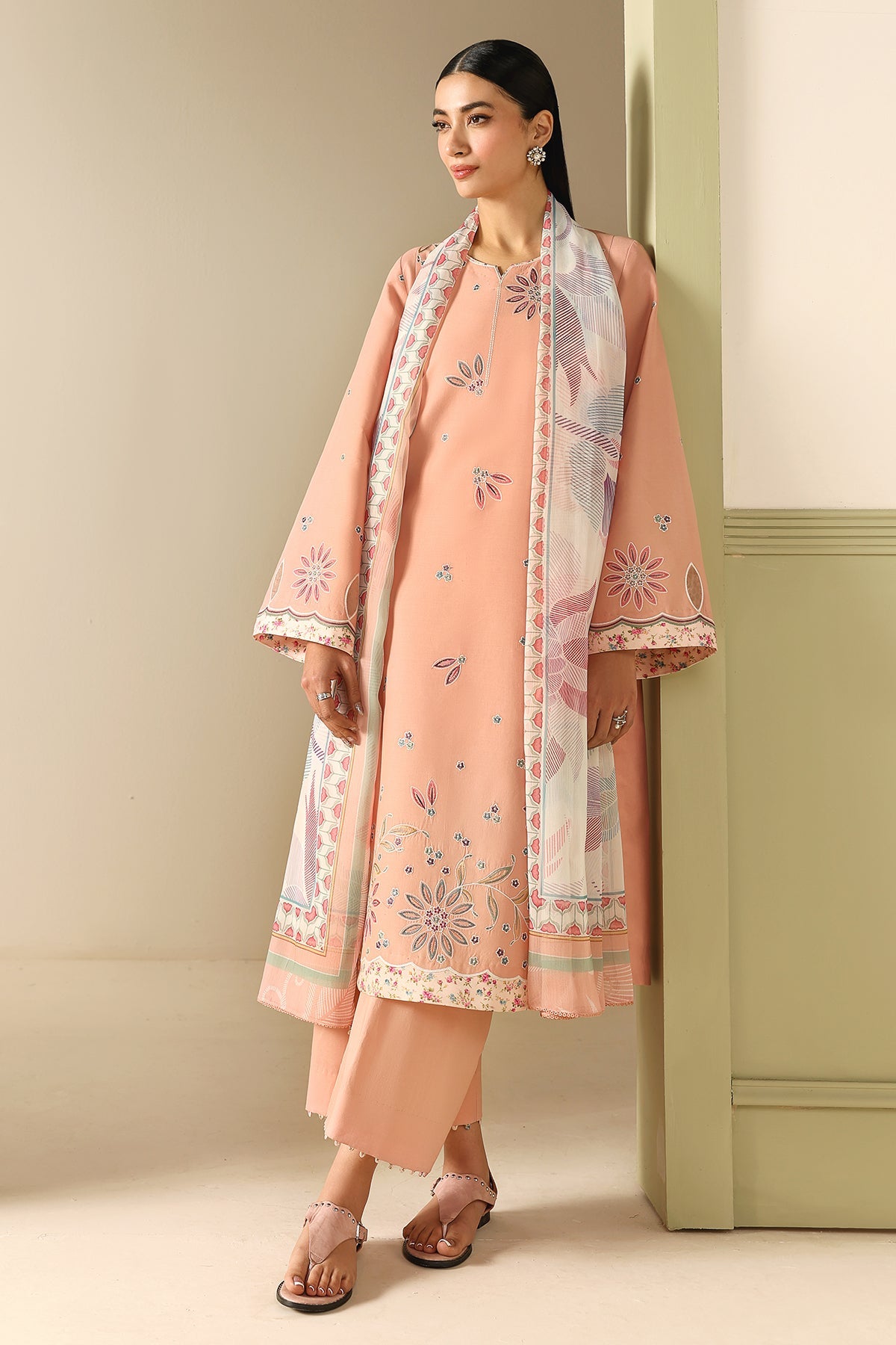 EMBROIDERED LAWN USE-9274