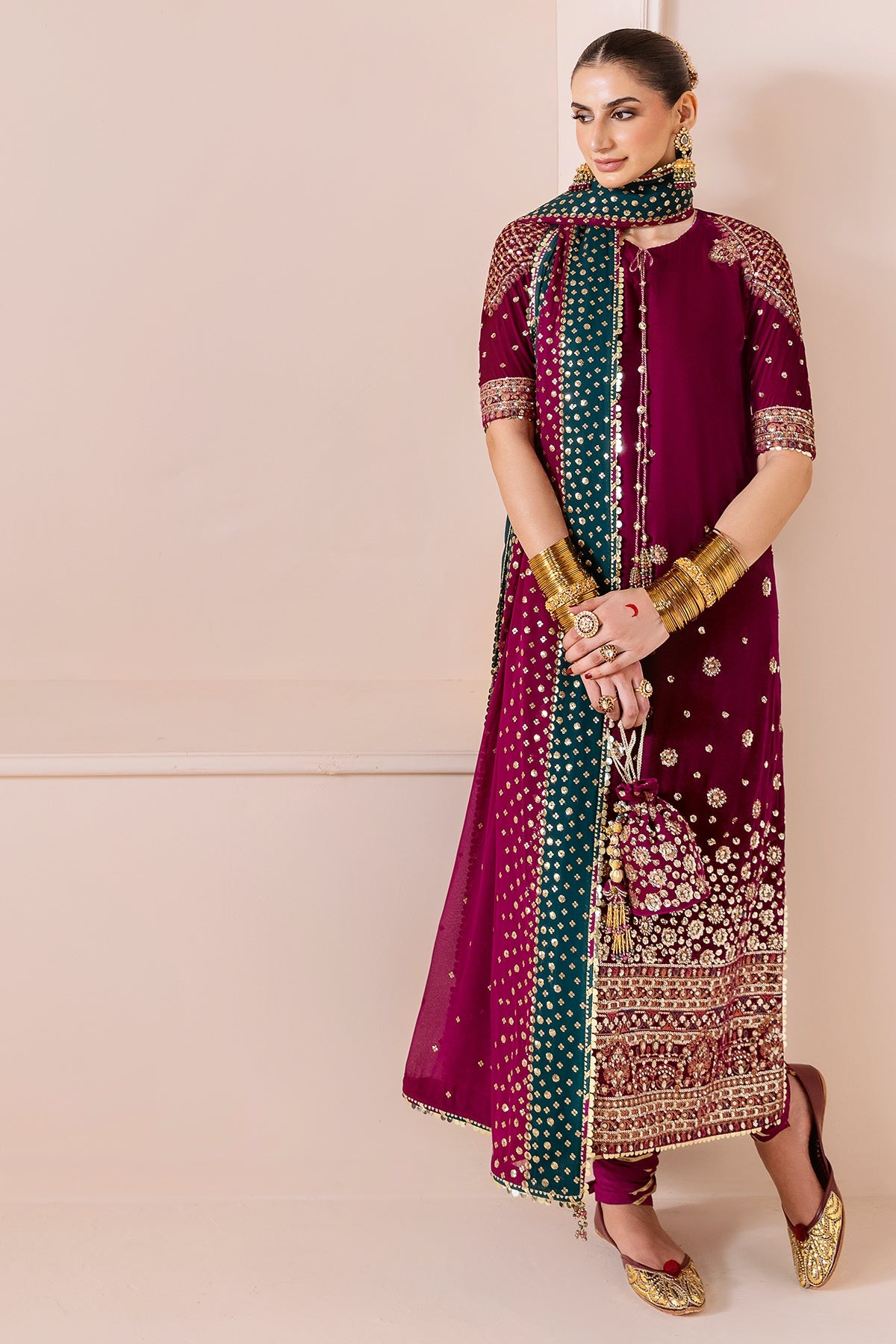 Embroidered Velvet Formal CVF25-D02