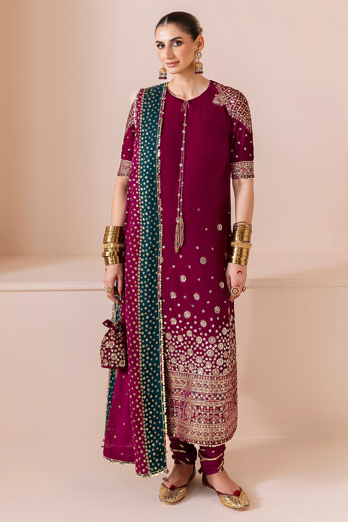 Embroidered Velvet Formal CVF25-D02