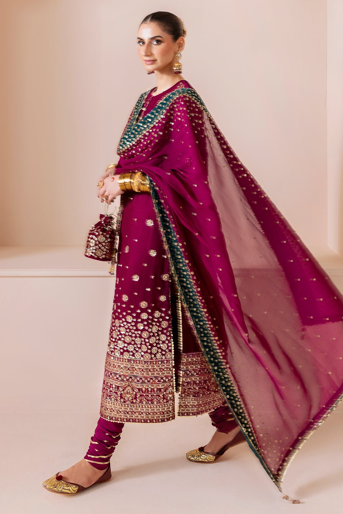 Embroidered Velvet Formal CVF25-D02