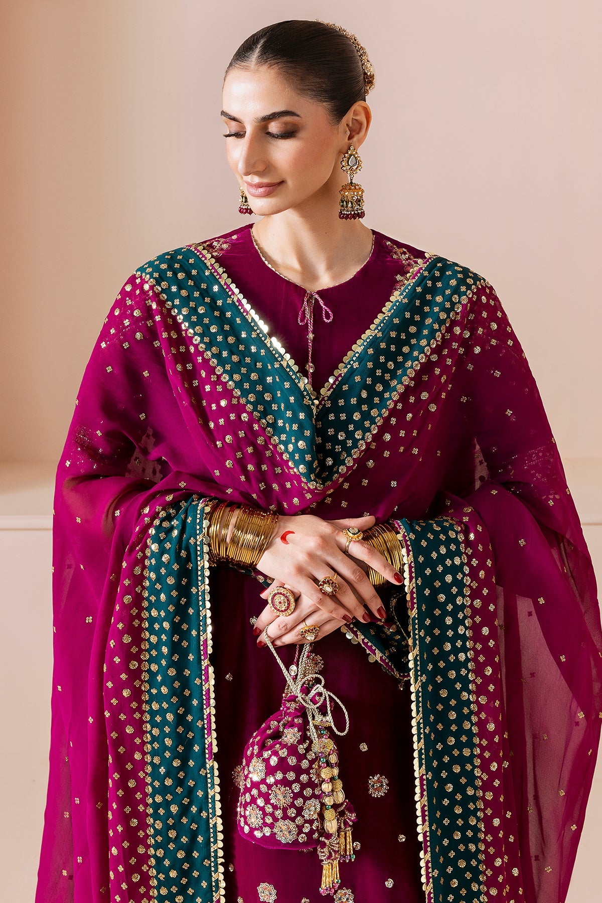 Embroidered Velvet Formal CVF25-D02