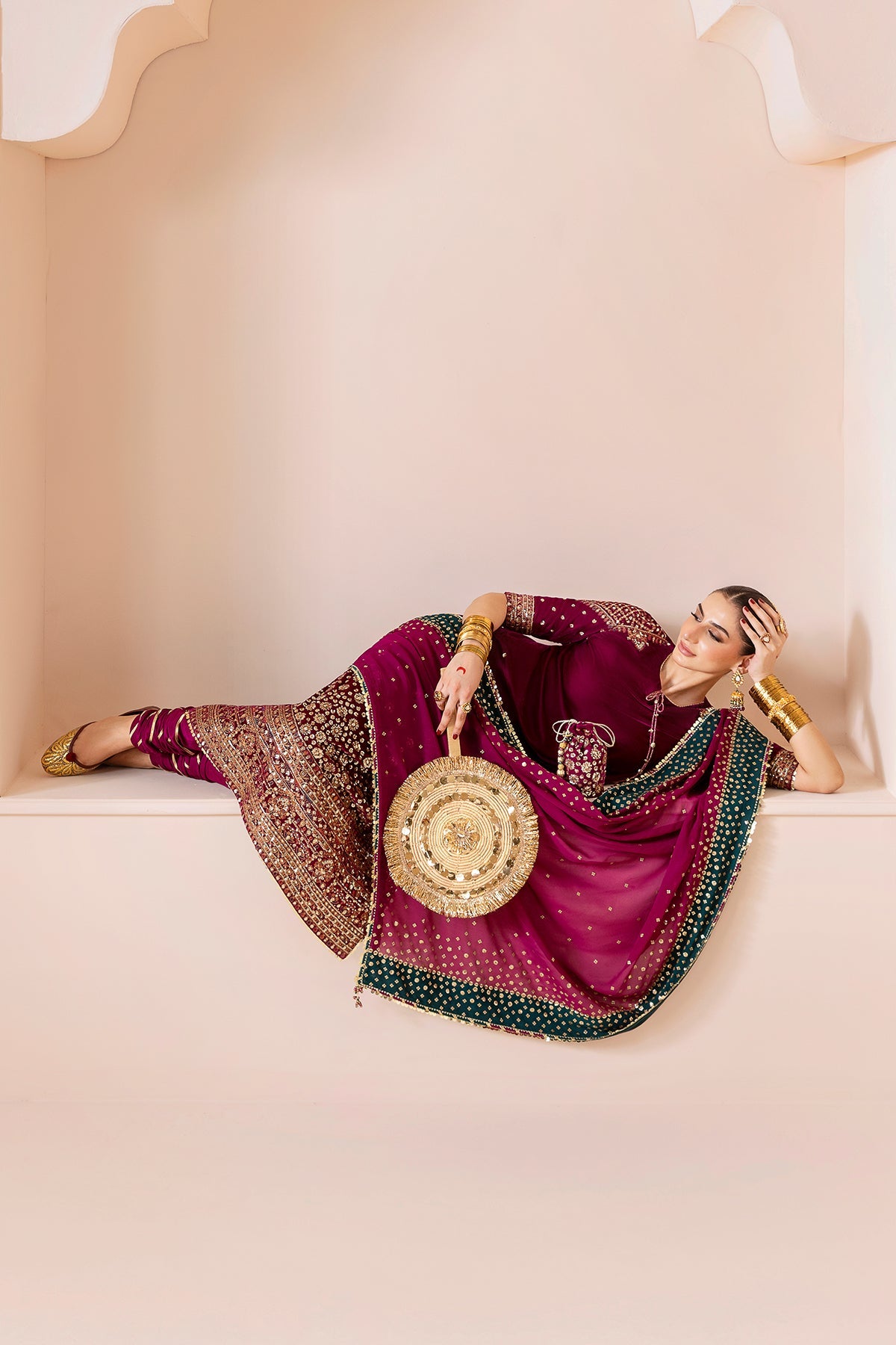 Embroidered Velvet Formal CVF25-D02
