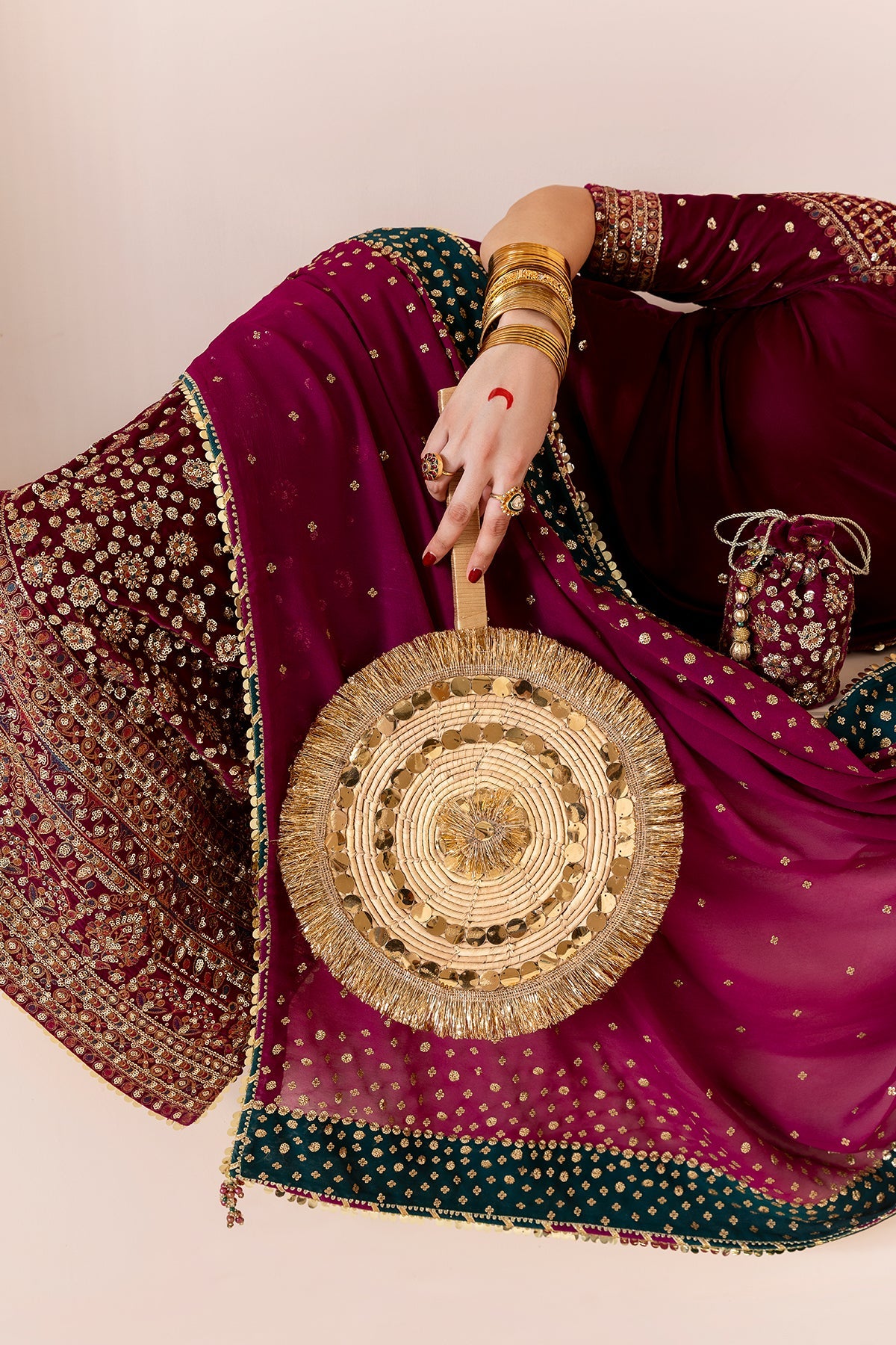 Embroidered Velvet Formal CVF D-02