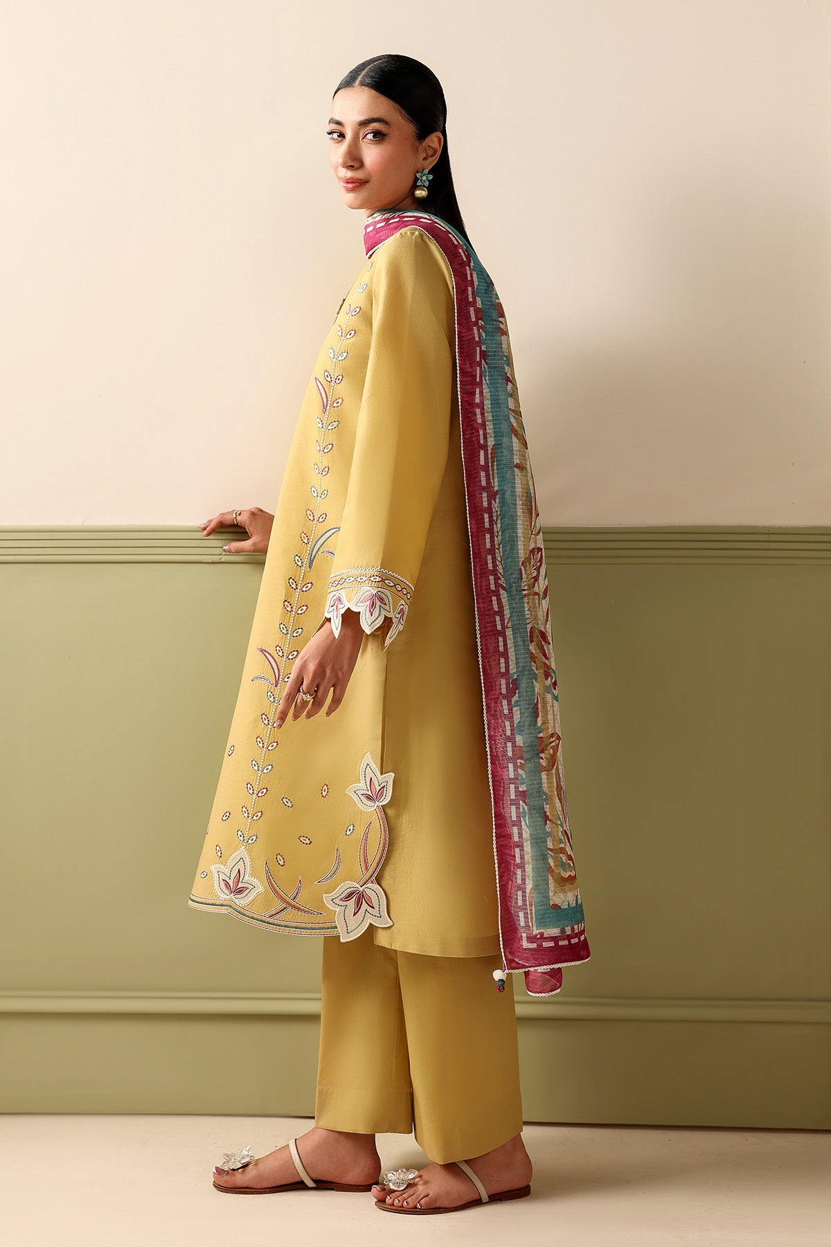 EMBROIDERED LAWN RTW-9356