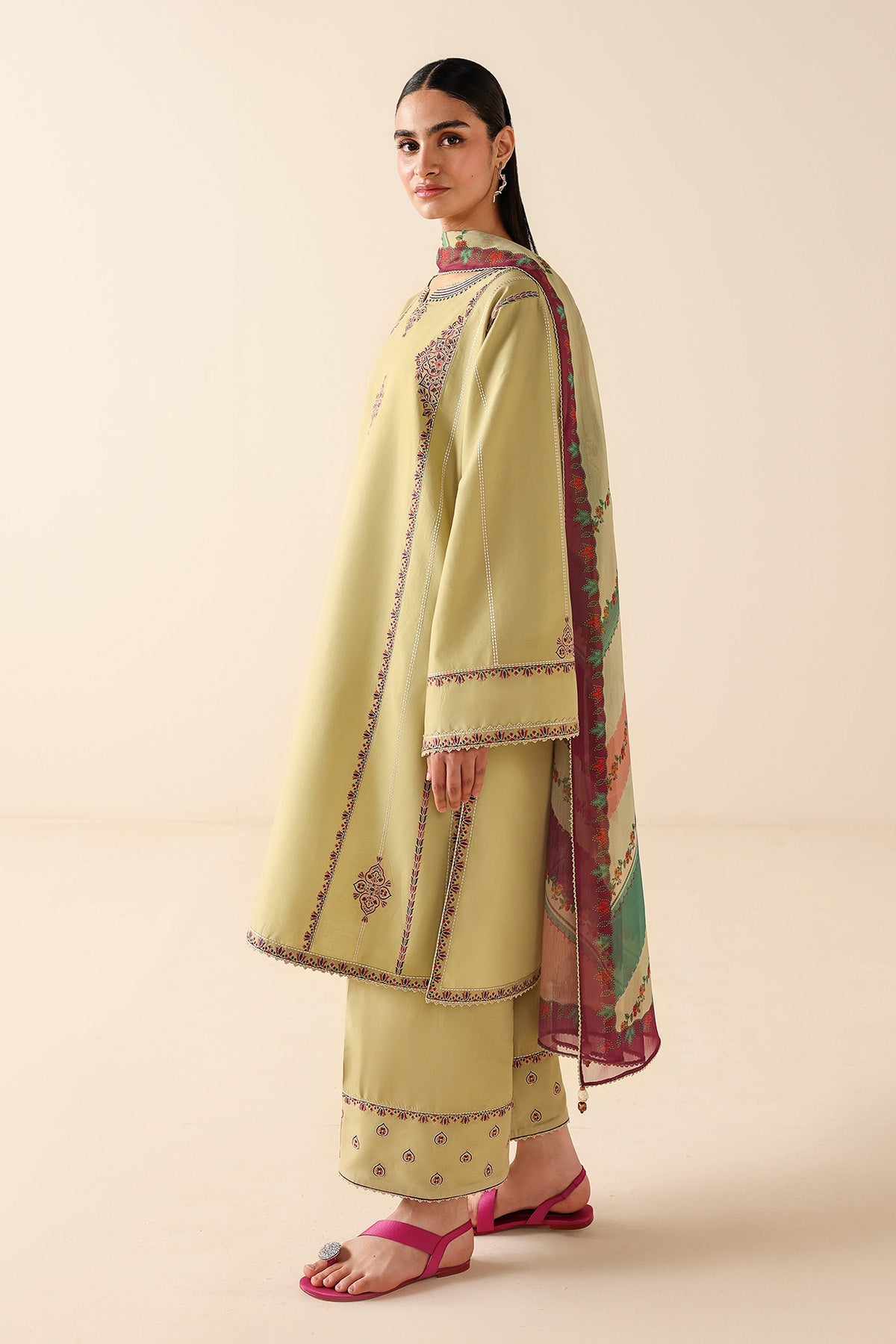 EMBROIDERED LAWN USE-9339