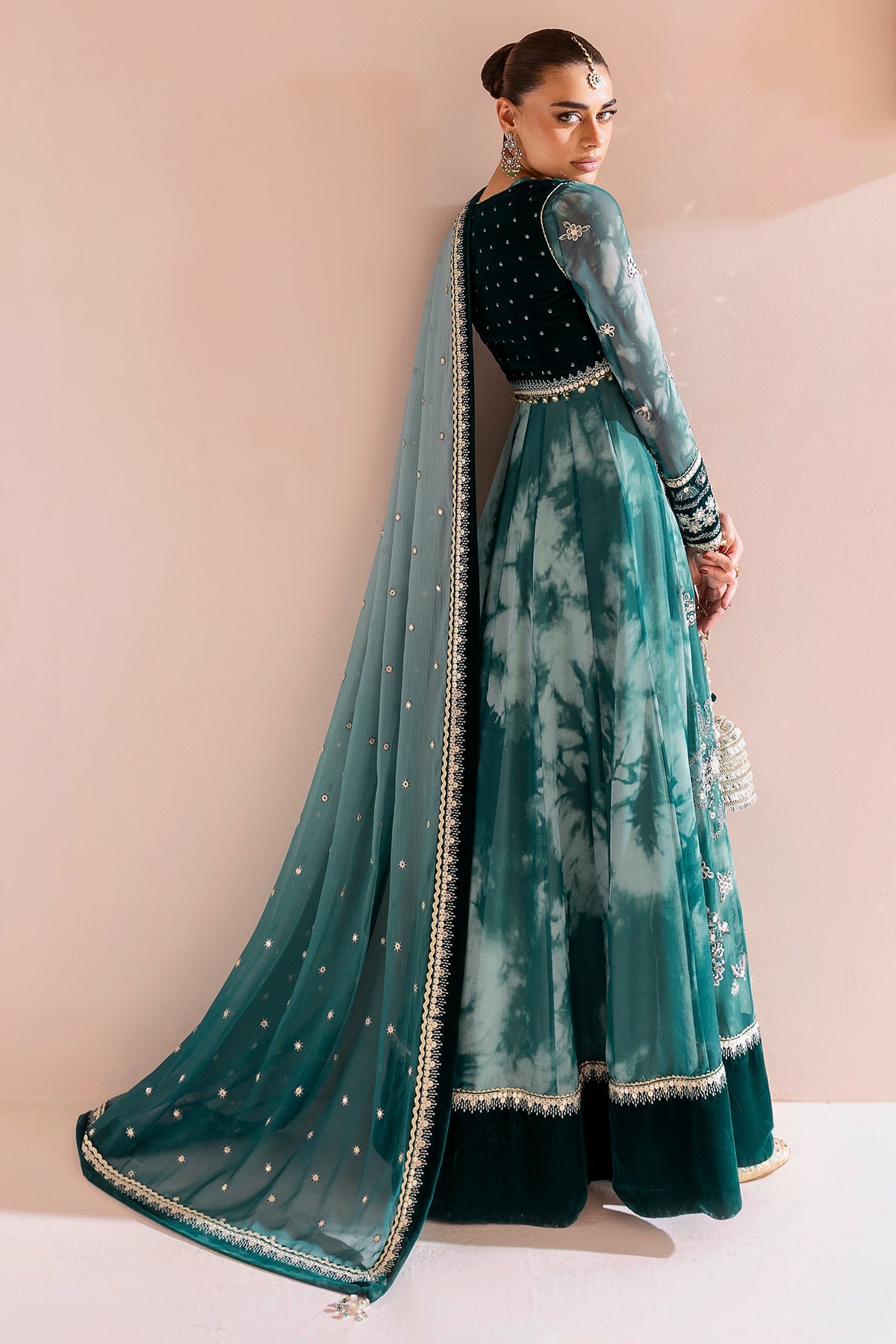 Embroidered Velvet Formal CVF25-D06