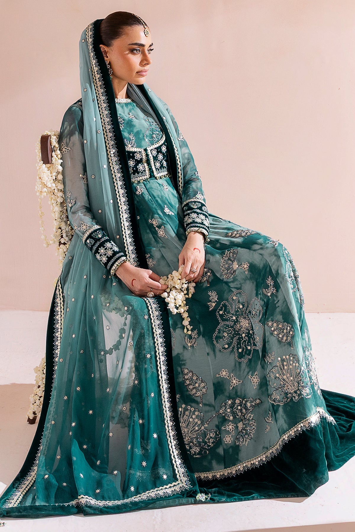 Embroidered Velvet Formal CVF25-D06