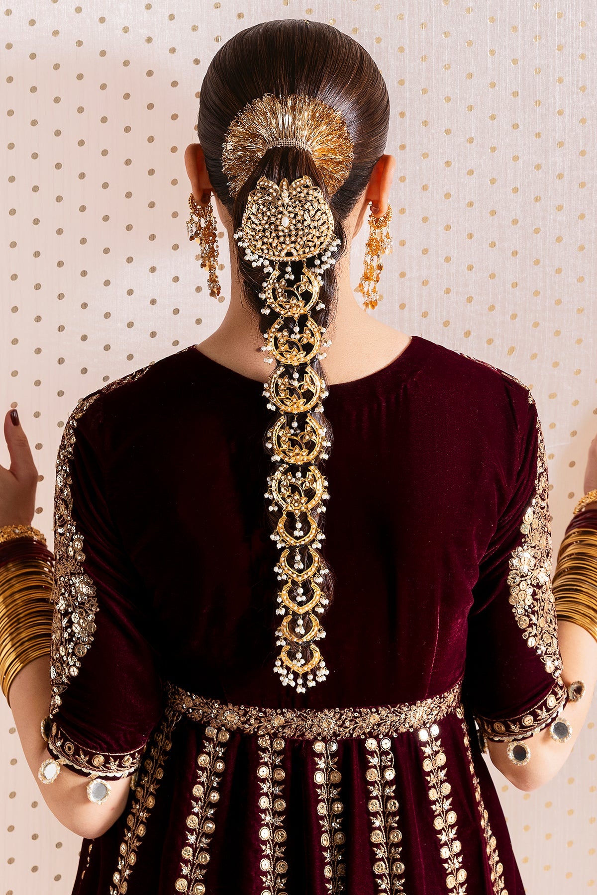 Embroidered Velvet Formal CVF D-12