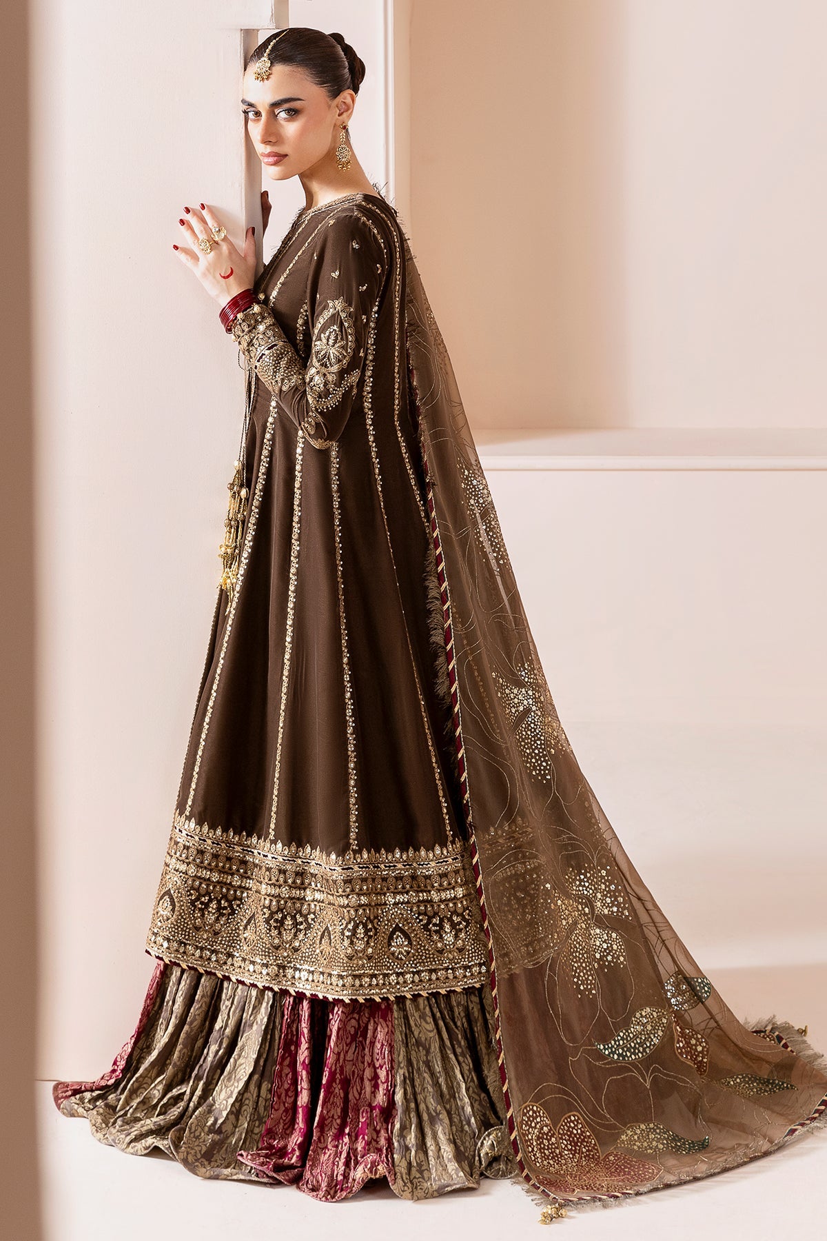 Embroidered Velvet Formal CVF D-04