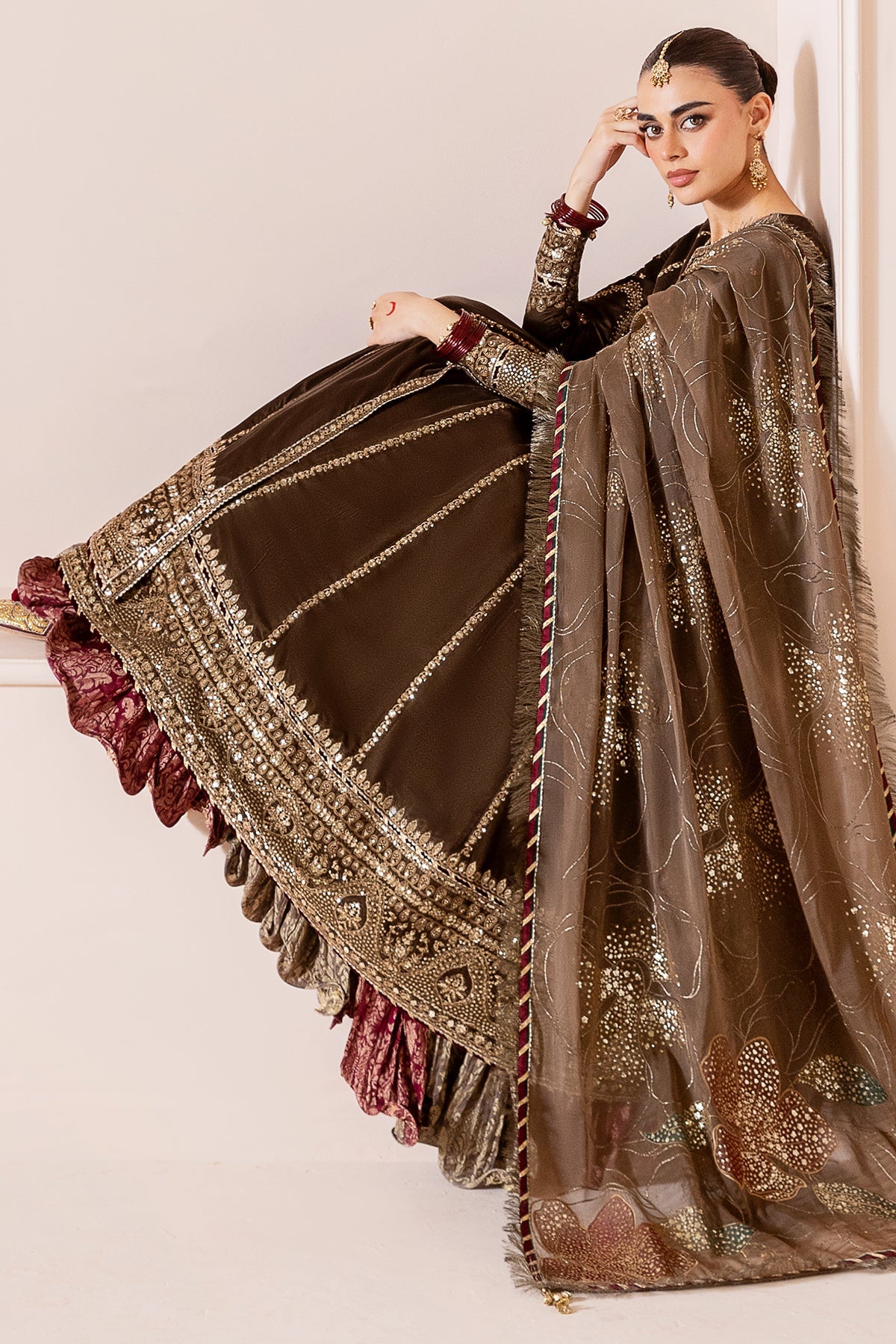 Embroidered Velvet Formal CVF25-D04