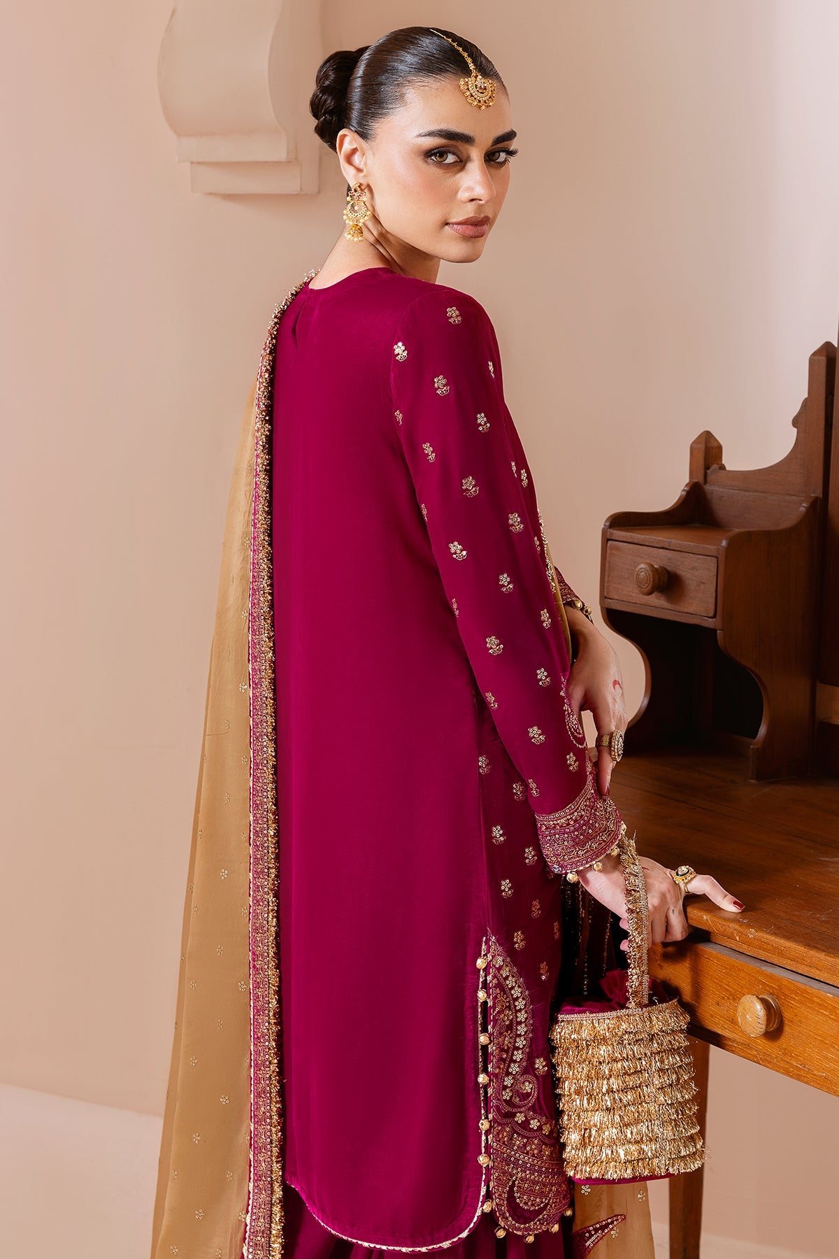 Embroidered Velvet Formal CVF25-D11