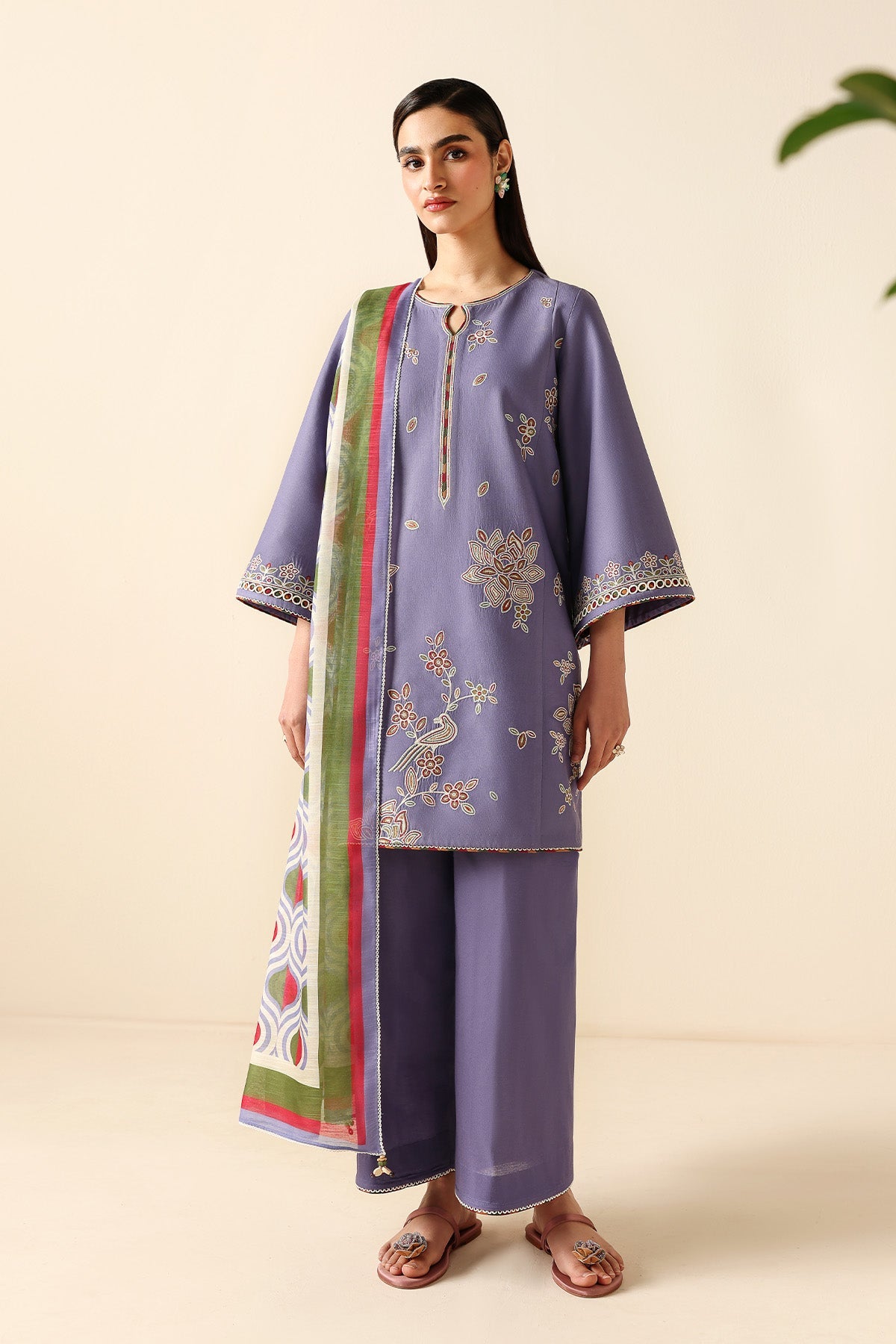 EMBROIDERED LAWN USE-9336