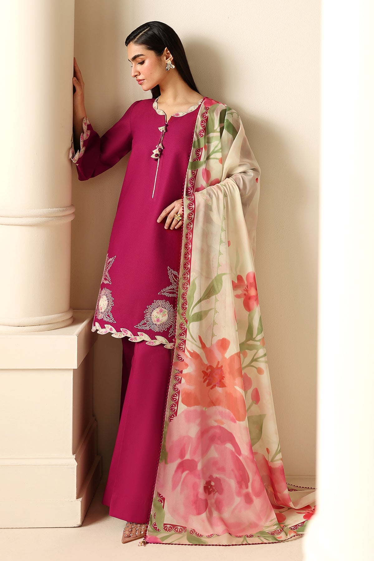 EMBROIDERED LAWN RTW-1301