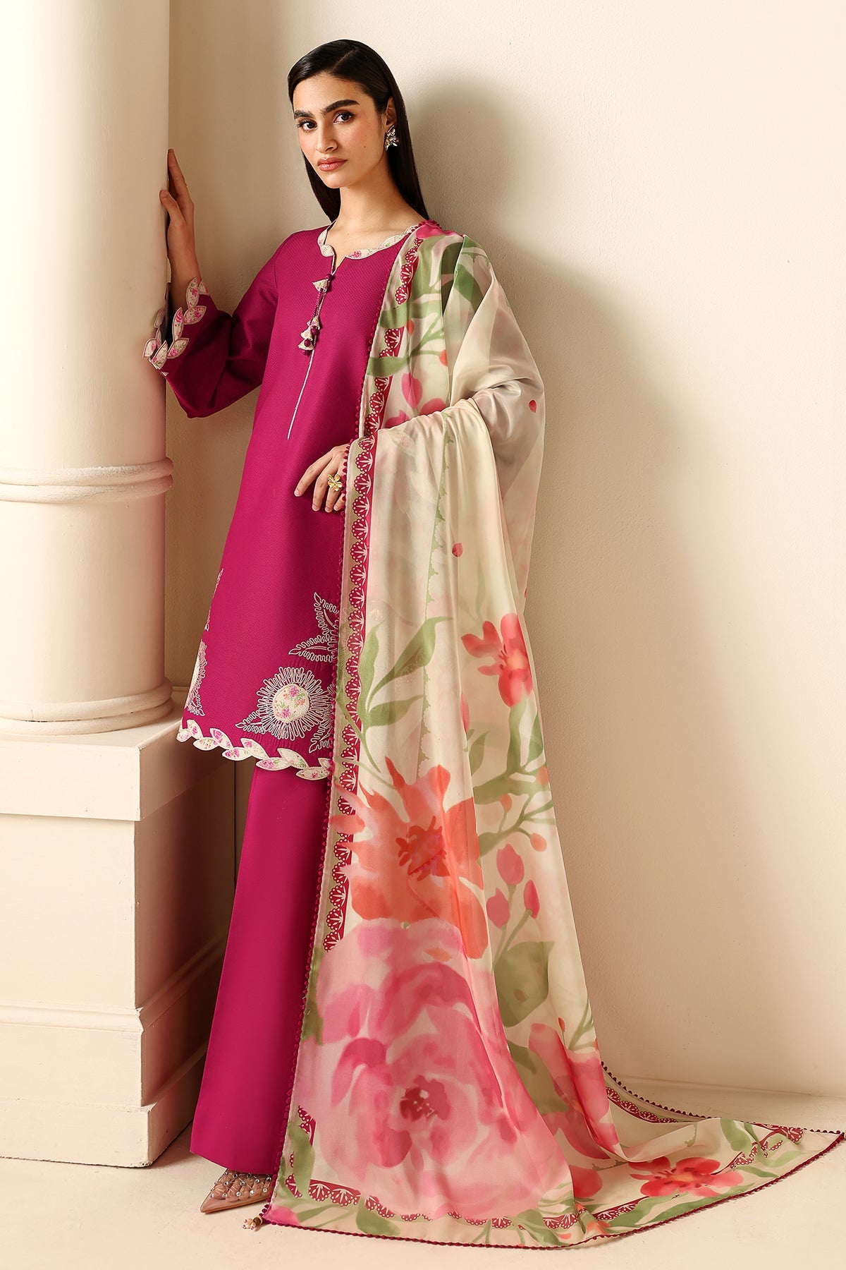 EMBROIDERED LAWN RTW-1301