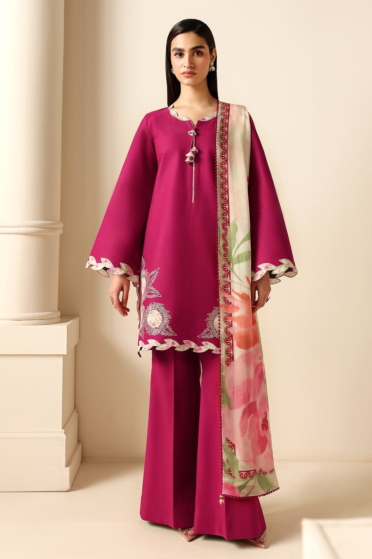EMBROIDERED LAWN RTW-1301
