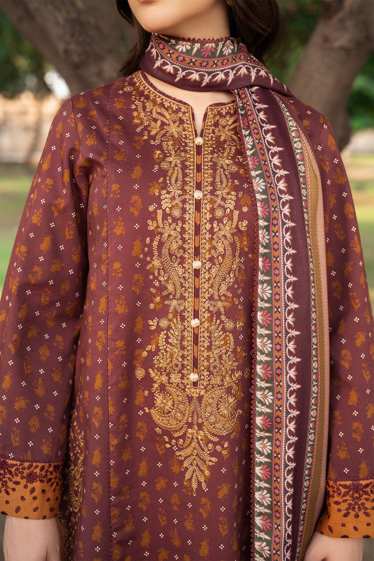 EMBROIDERED PREMIUM VISCOSE UW-0242