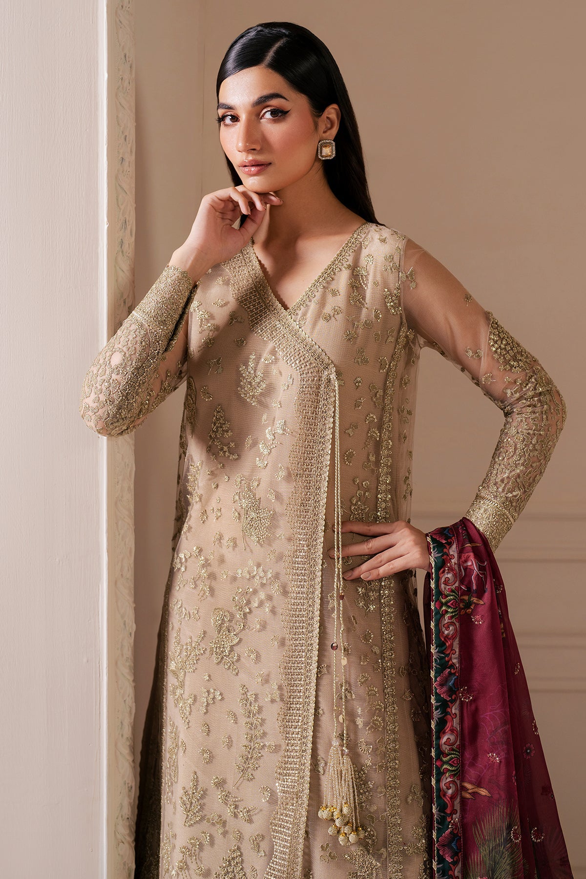 EMBROIDERED NET UN-4022