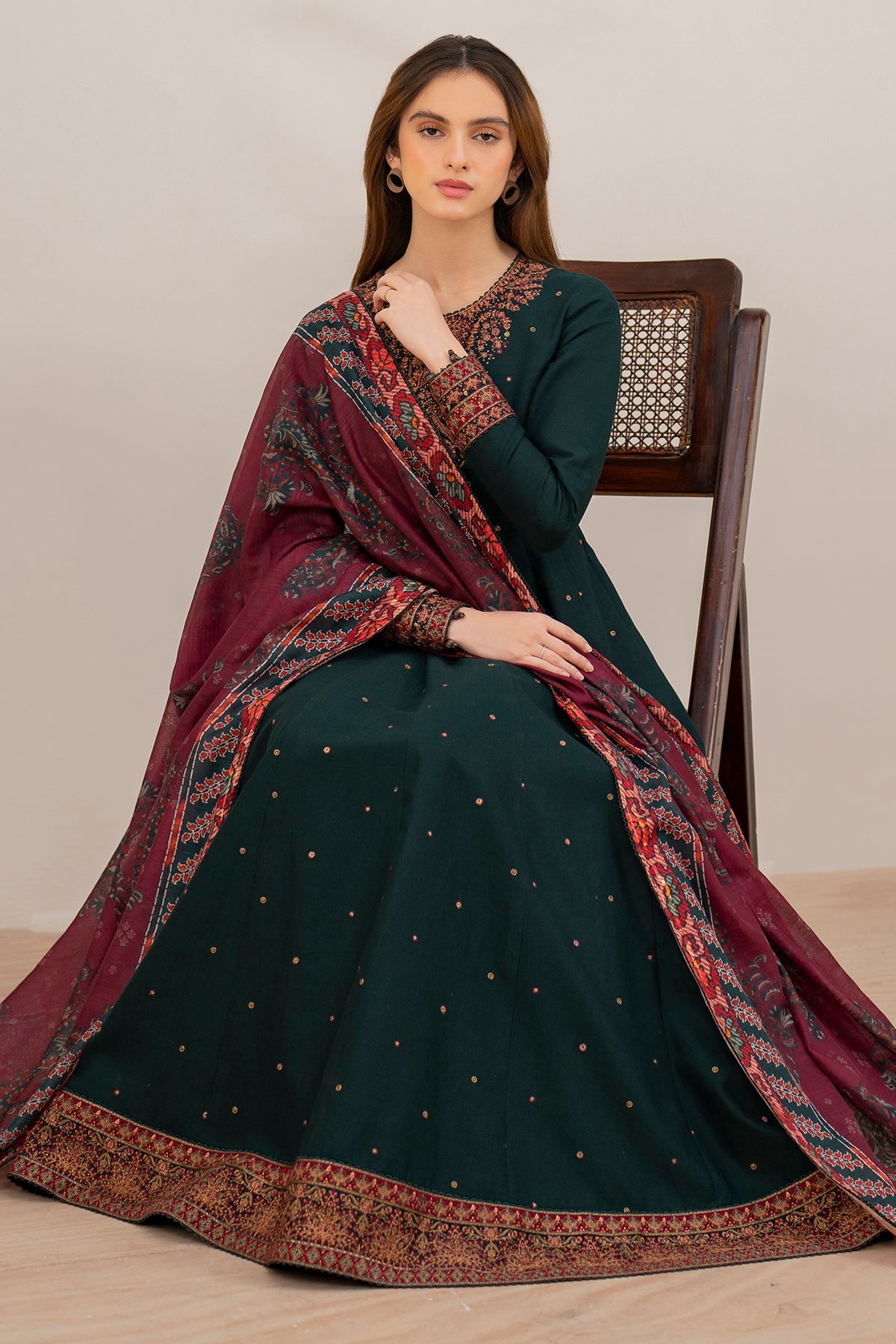 EMBROIDERED LAWN RTW-1292