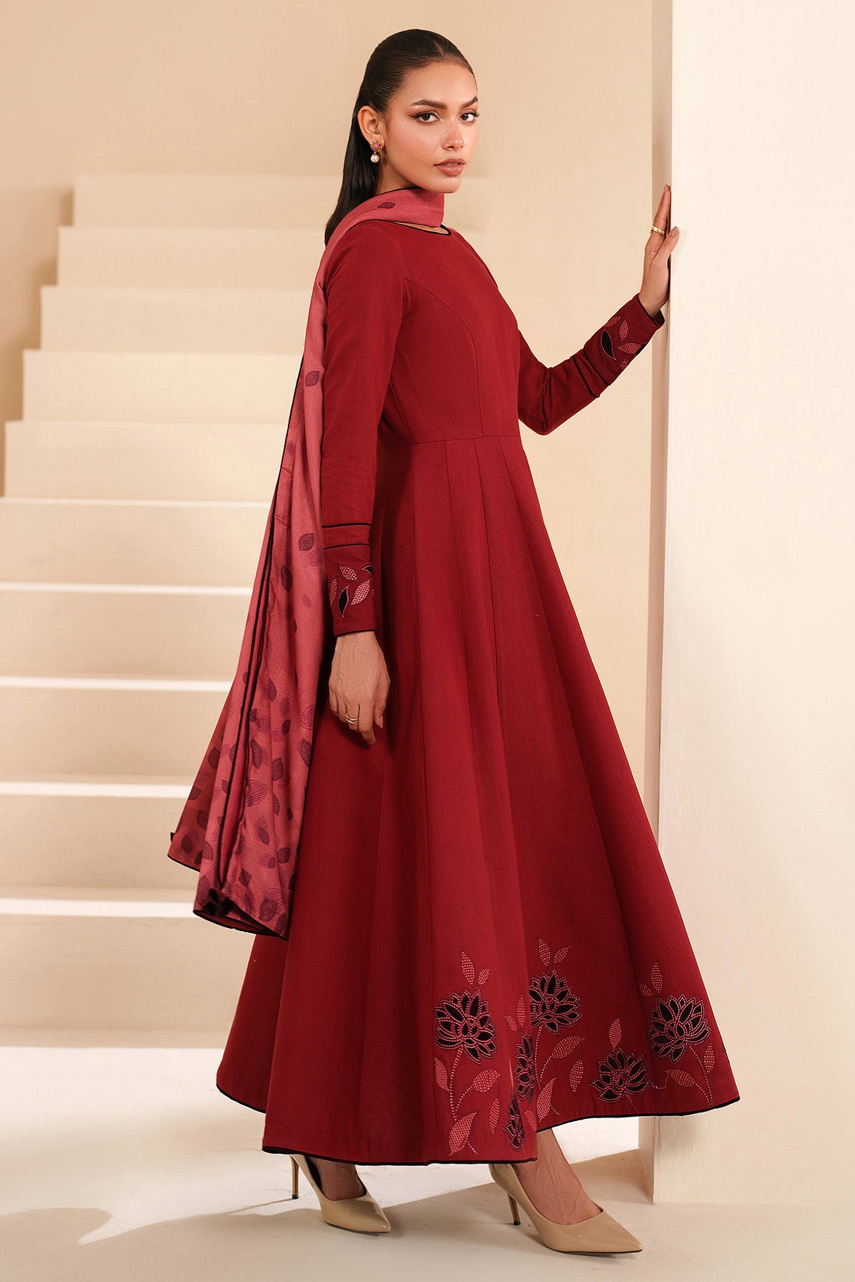 Embroidered Khaddar RTW-1266