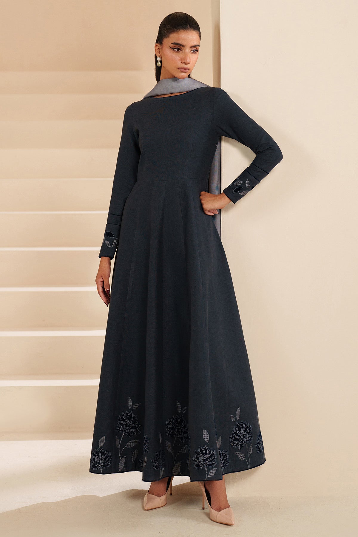 Embroidered Khaddar RTW-1267