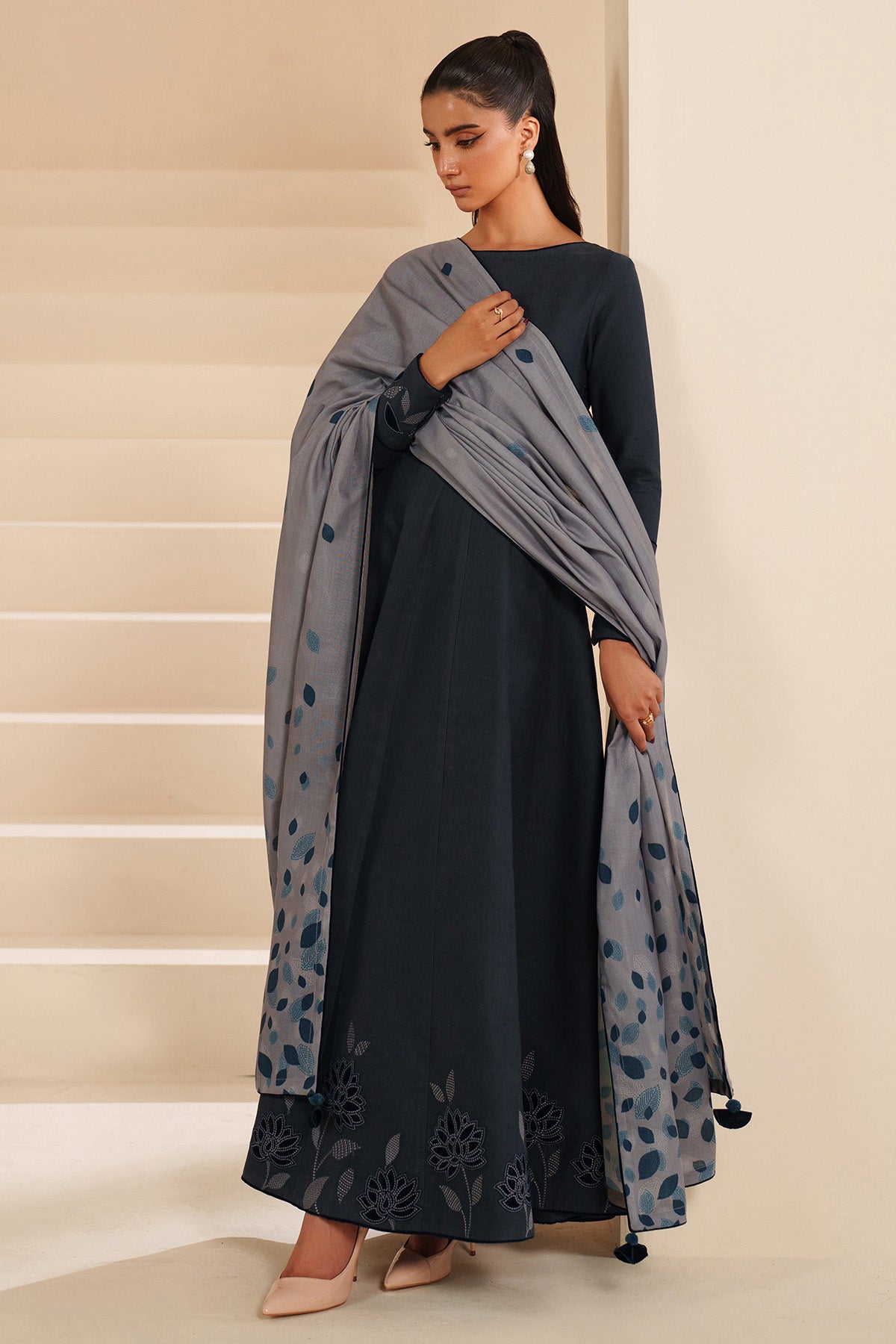 Embroidered Khaddar RTW-1267