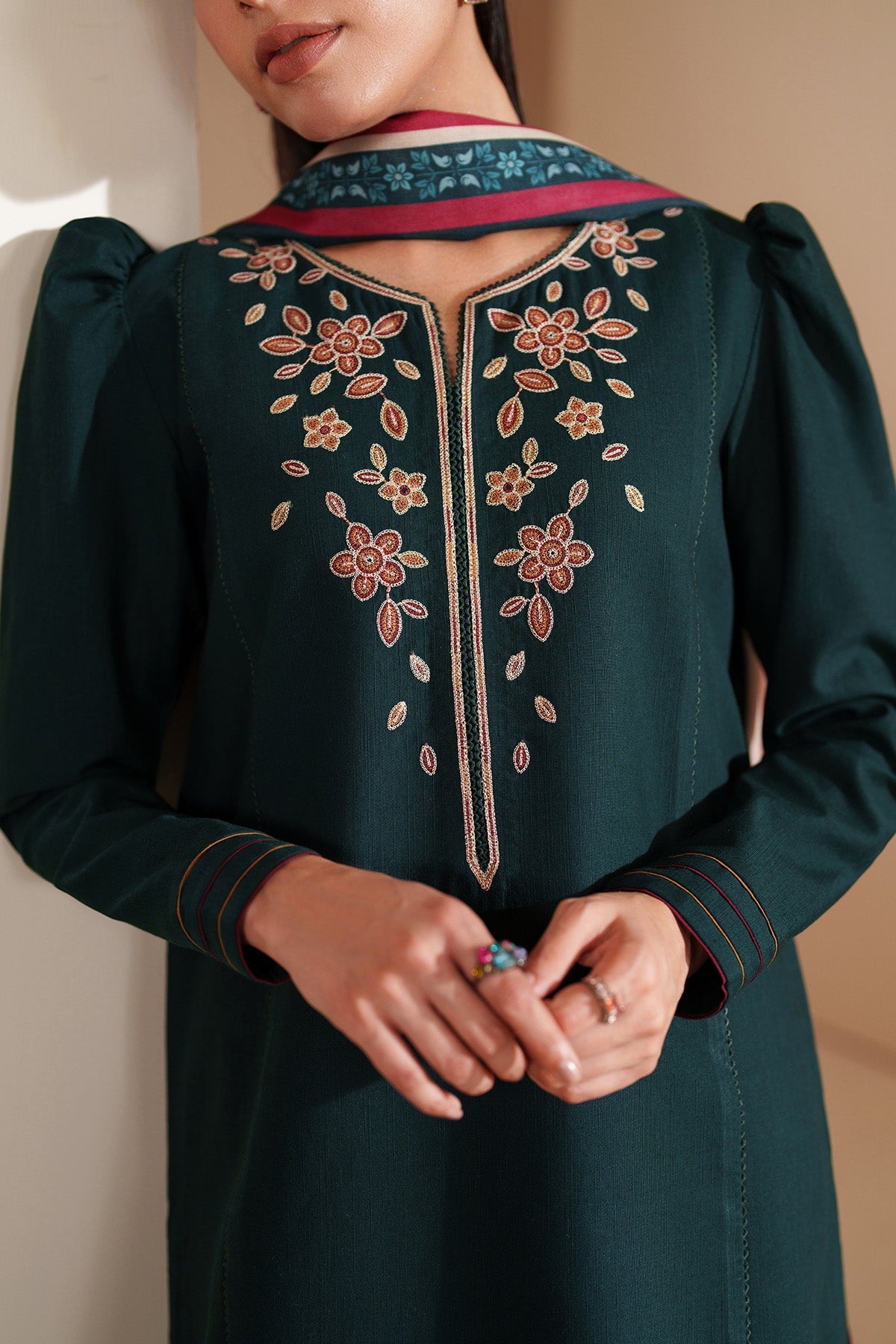 EMBROIDERED KHADDAR UW-0186